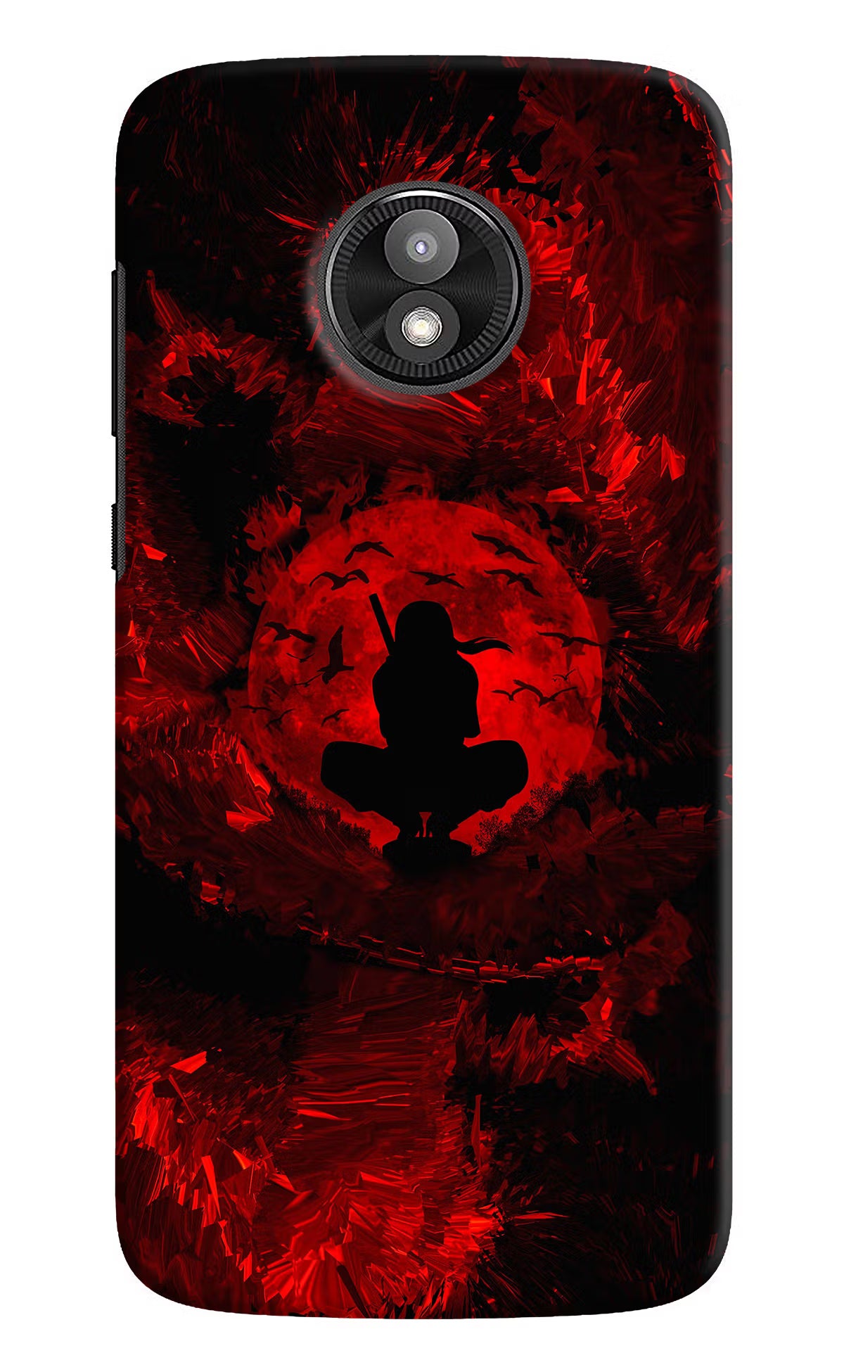 Itachi Uchiha Moto E5 Play Back Cover - Itachi Uchiha Moto E5 Play Hard Case Back Cover by Casekaro Itachi Uchiha Moto E5 Play Hard Case Back Cover by Casekaro