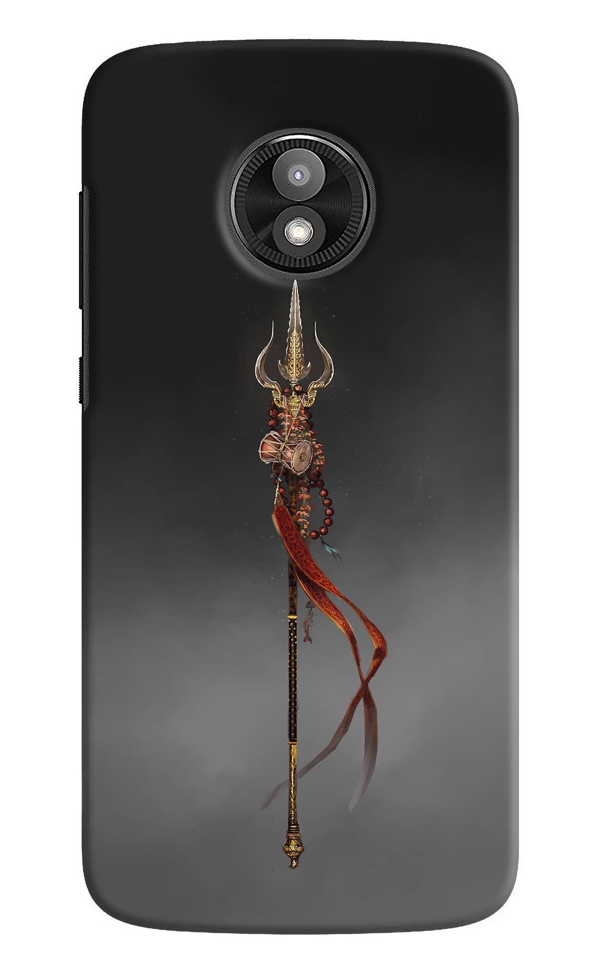 Shiv Trishul Moto E5 Play Back Cover - Shiv Trishul Moto E5 Play Hard Case Back Cover by Casekaro Shiv Trishul Moto E5 Play Hard Case Back Cover by Casekaro