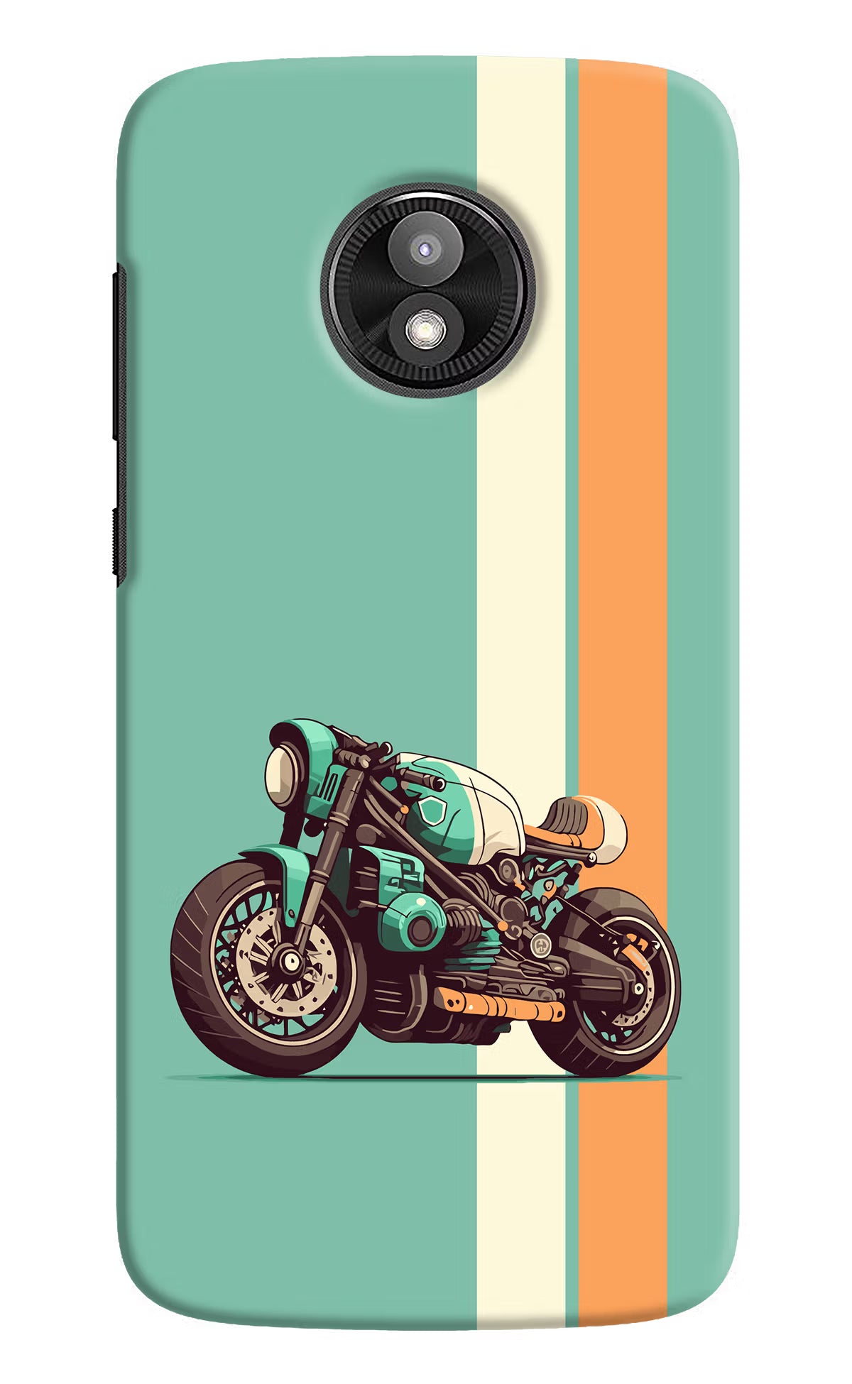 Striped Moto Drift Moto E5 Play Back Cover - Striped Moto Drift Moto E5 Play Hard Case Back Cover by Casekaro Striped Moto Drift Moto E5 Play Hard Case Back Cover by Casekaro
