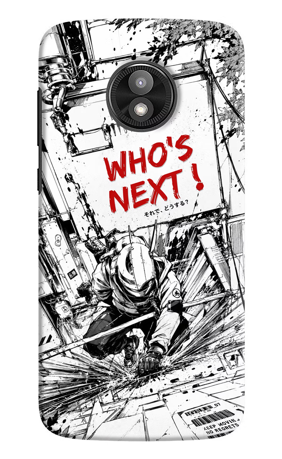 Who's Next Moto E5 Play Back Cover - Who's Next Moto E5 Play Hard Case Back Cover by Casekaro Who's Next Moto E5 Play Hard Case Back Cover by Casekaro
