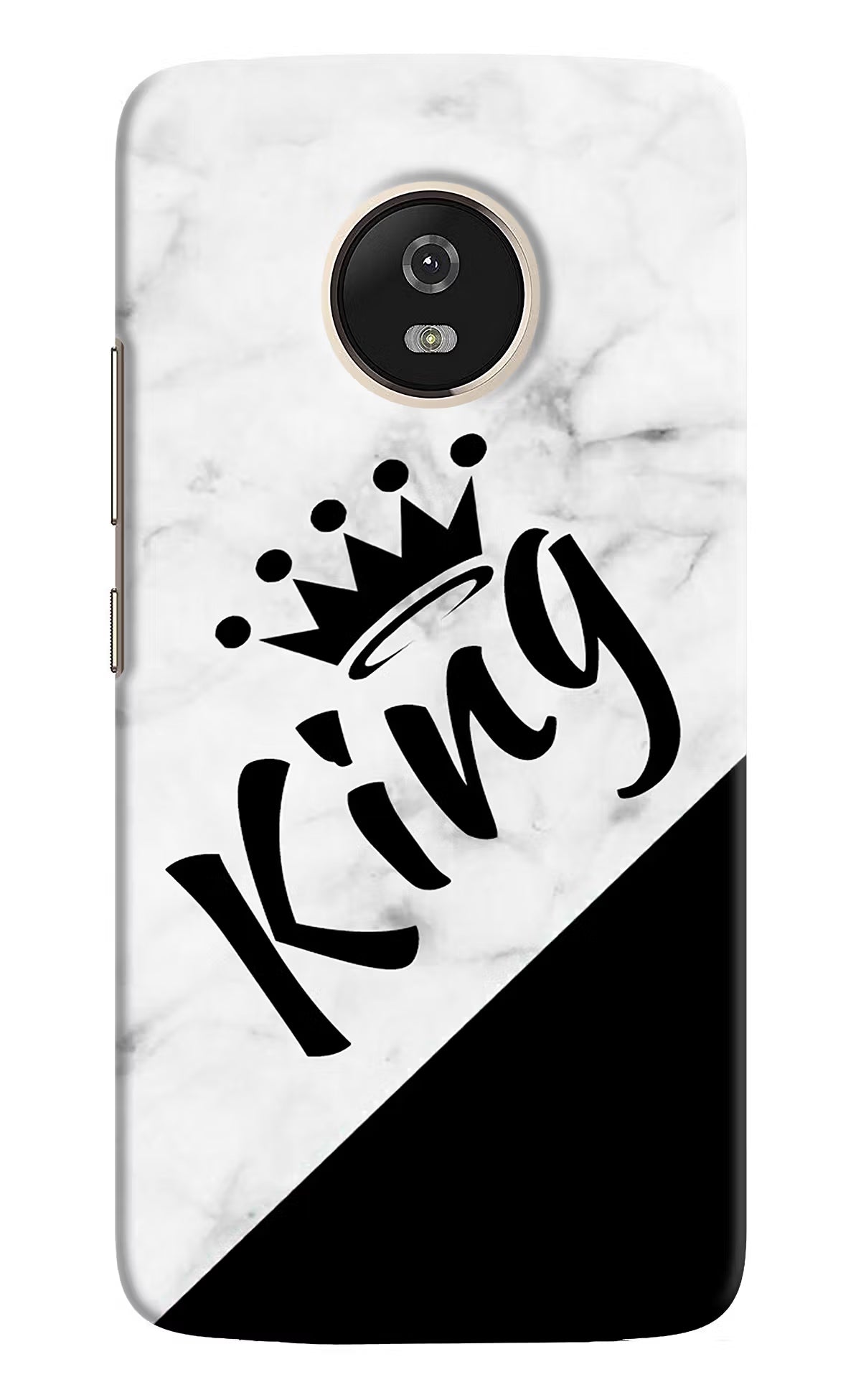 King Moto G5 Back Cover - King Moto G5 Hard Case Back Cover by Casekaro King Moto G5 Hard Case Back Cover by Casekaro