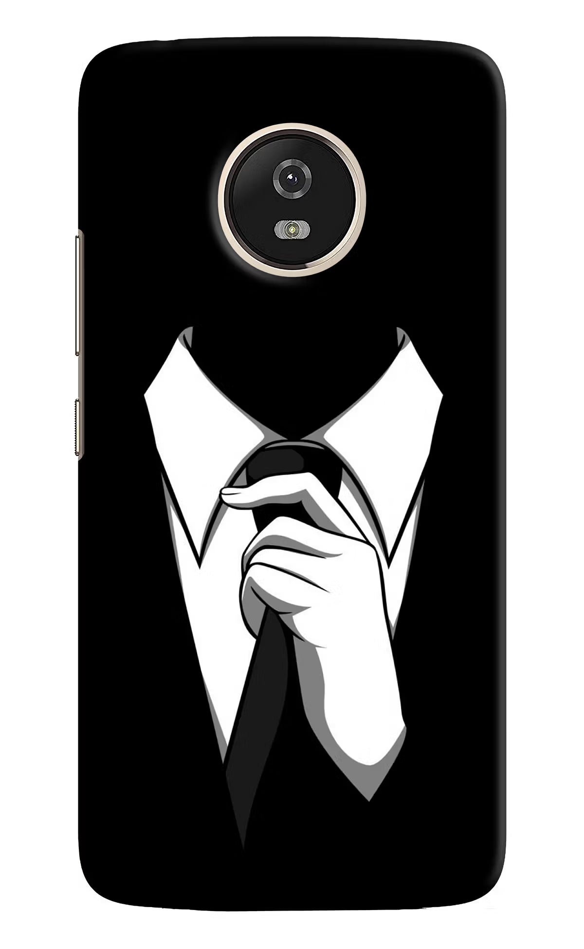 Black Tie Moto G5 Back Cover - Black Tie Moto G5 Hard Case Back Cover by Casekaro Black Tie Moto G5 Hard Case Back Cover by Casekaro