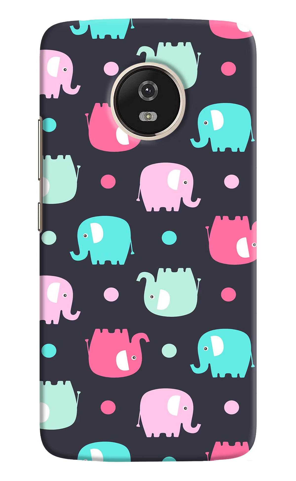 Elephants Moto G5 Back Cover - Elephants Moto G5 Hard Case Back Cover by Casekaro Elephants Moto G5 Hard Case Back Cover by Casekaro