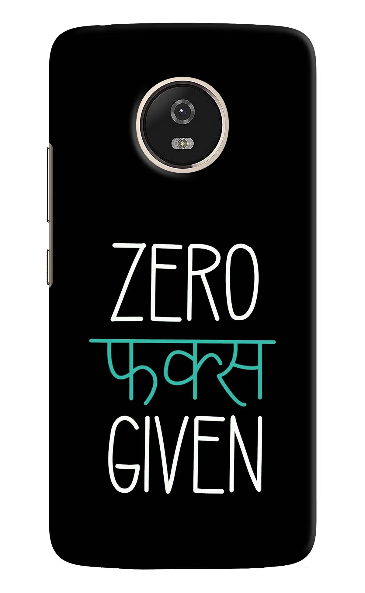 Zero Fucks Given Moto G5 Back Cover - Zero Fucks Given Moto G5 Hard Case Back Cover by Casekaro Zero Fucks Given Moto G5 Hard Case Back Cover by Casekaro