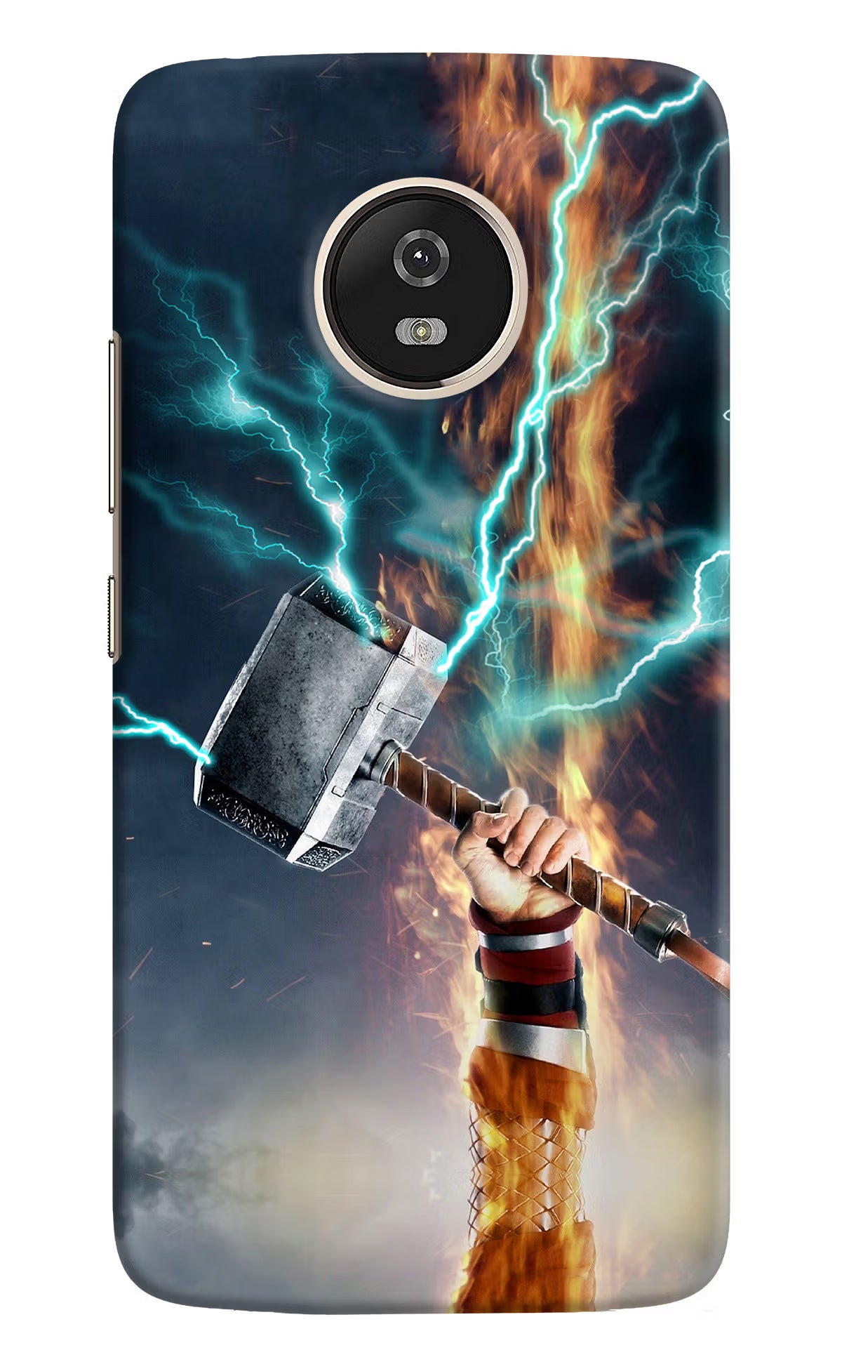 Thor Hammer Mjolnir Moto G5 Back Cover - Thor Hammer Mjolnir Moto G5 Hard Case Back Cover by Casekaro Thor Hammer Mjolnir Moto G5 Hard Case Back Cover by Casekaro