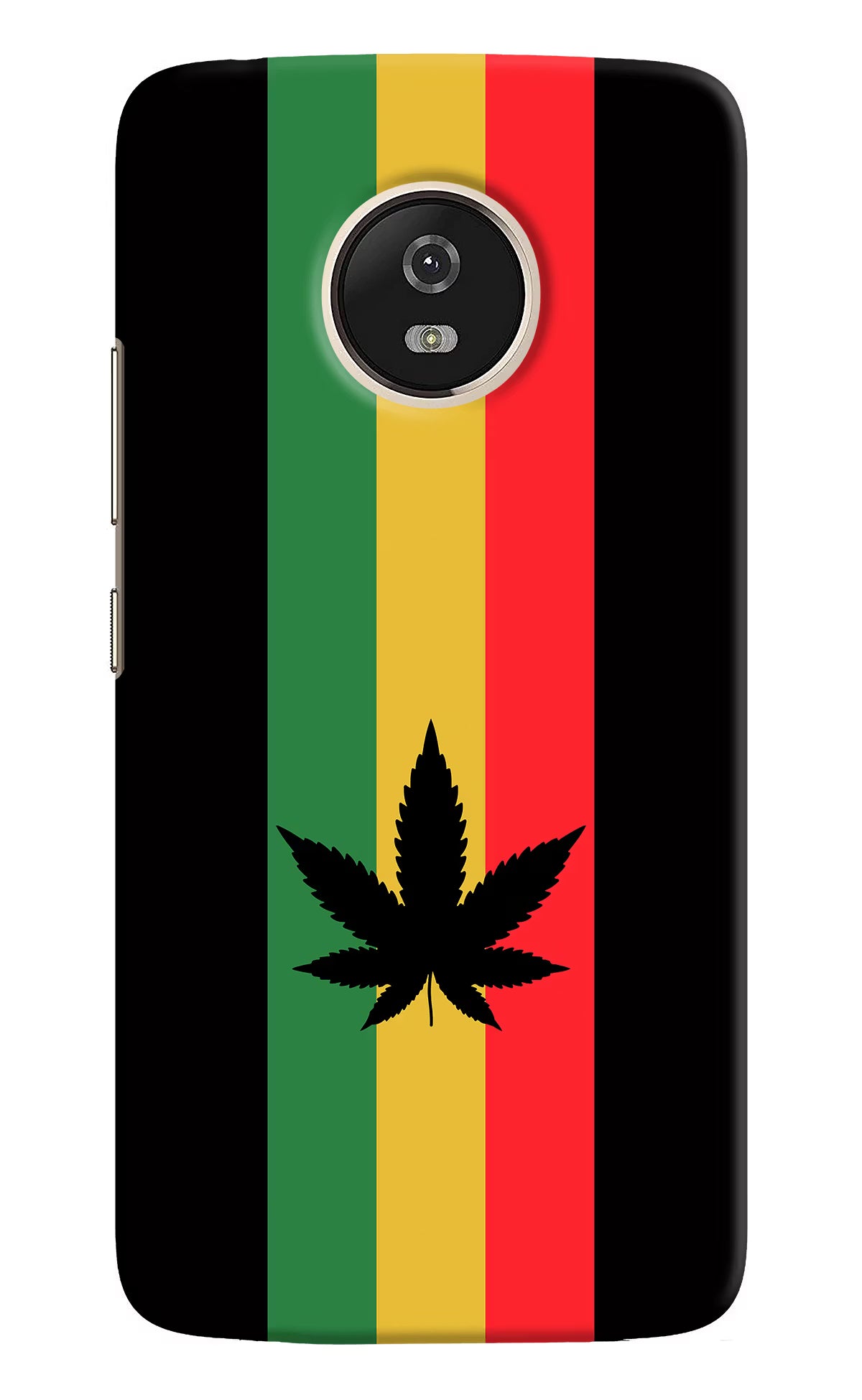 Weed Flag Moto G5 Back Cover - Weed Flag Moto G5 Hard Case Back Cover by Casekaro Weed Flag Moto G5 Hard Case Back Cover by Casekaro