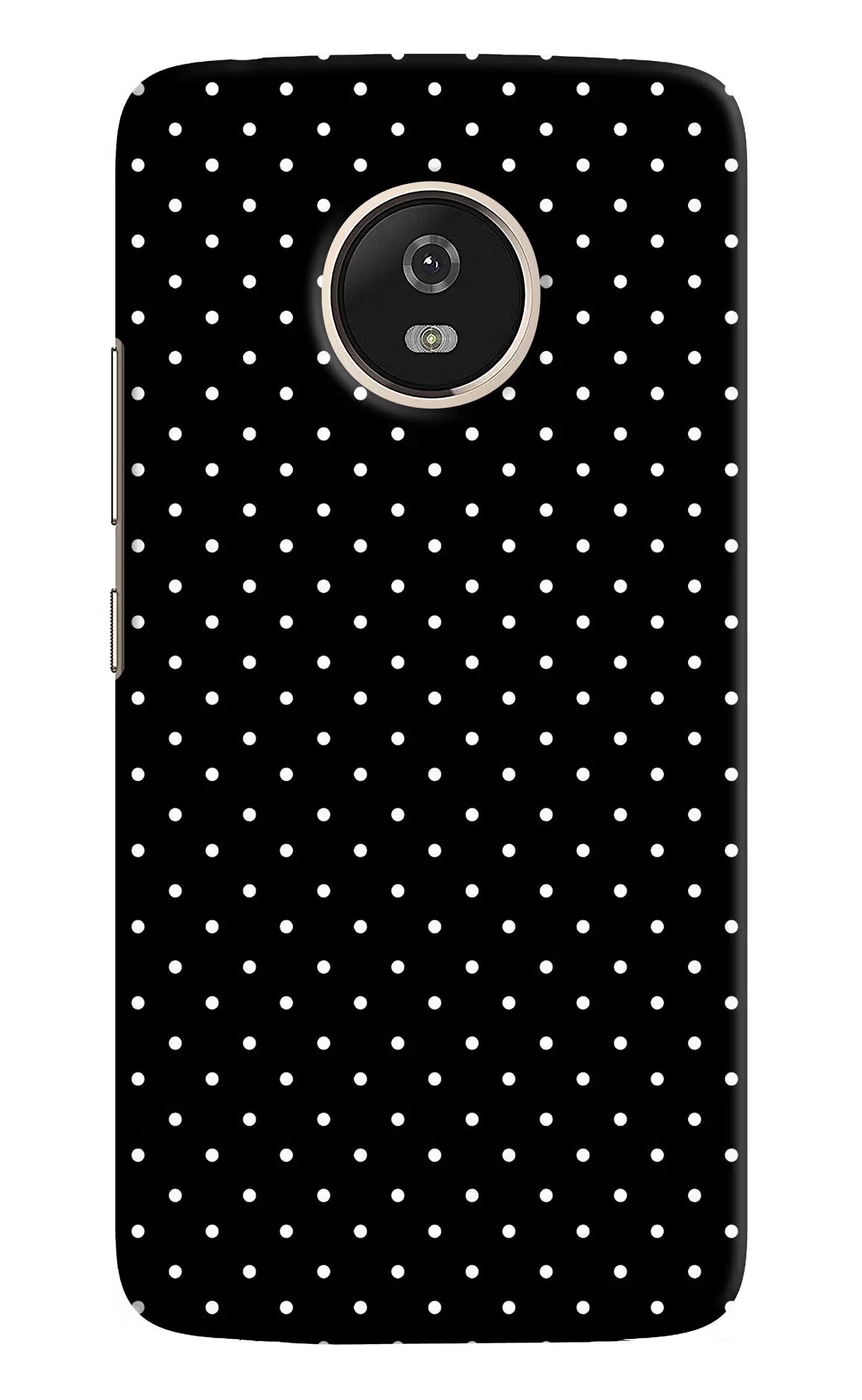 White Dots Moto G5 Back Cover - White Dots Moto G5 Hard Case Back Cover by Casekaro White Dots Moto G5 Hard Case Back Cover by Casekaro