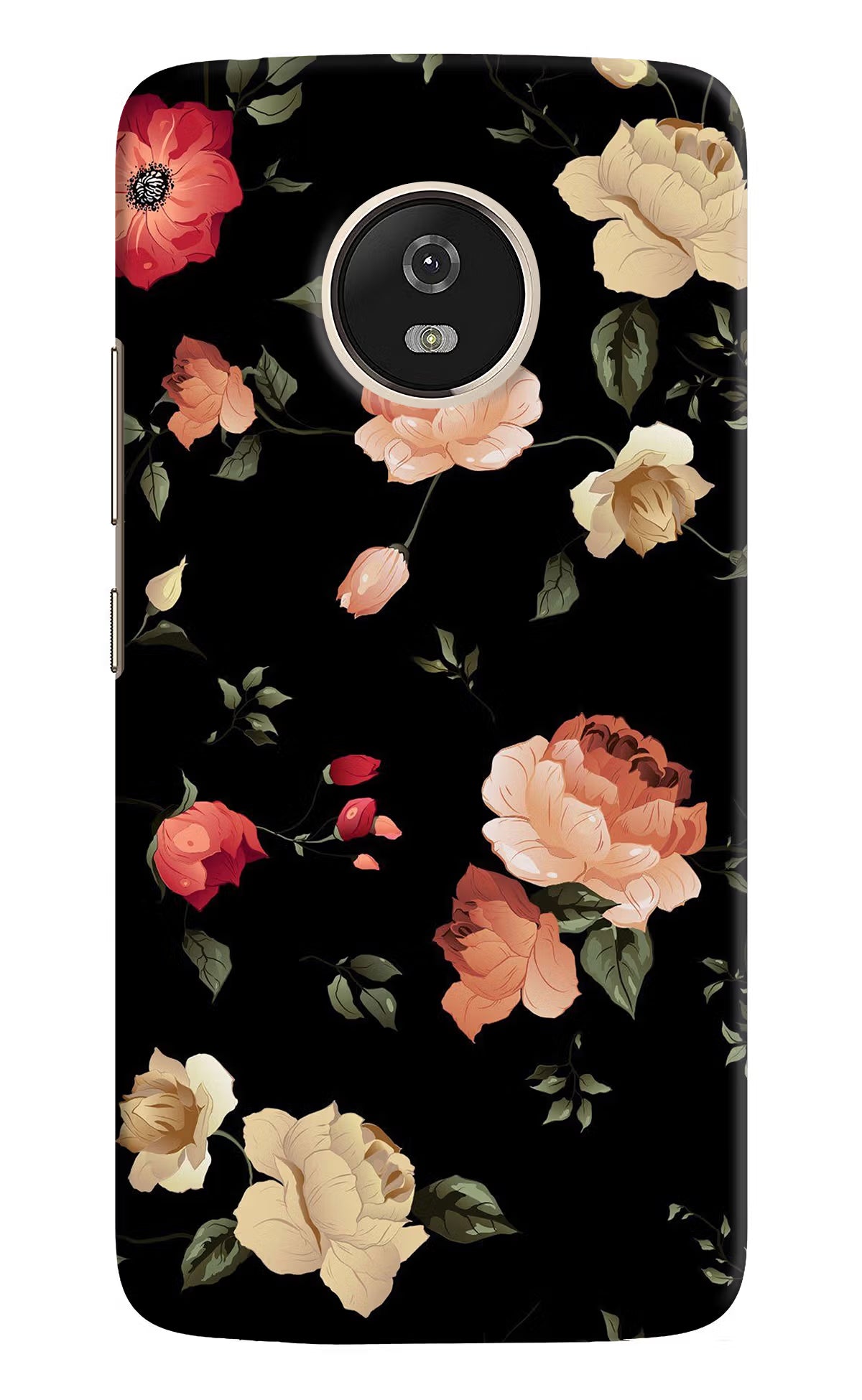 Flowers Moto G5 Back Cover - Flowers Moto G5 Hard Case Back Cover by Casekaro Flowers Moto G5 Hard Case Back Cover by Casekaro