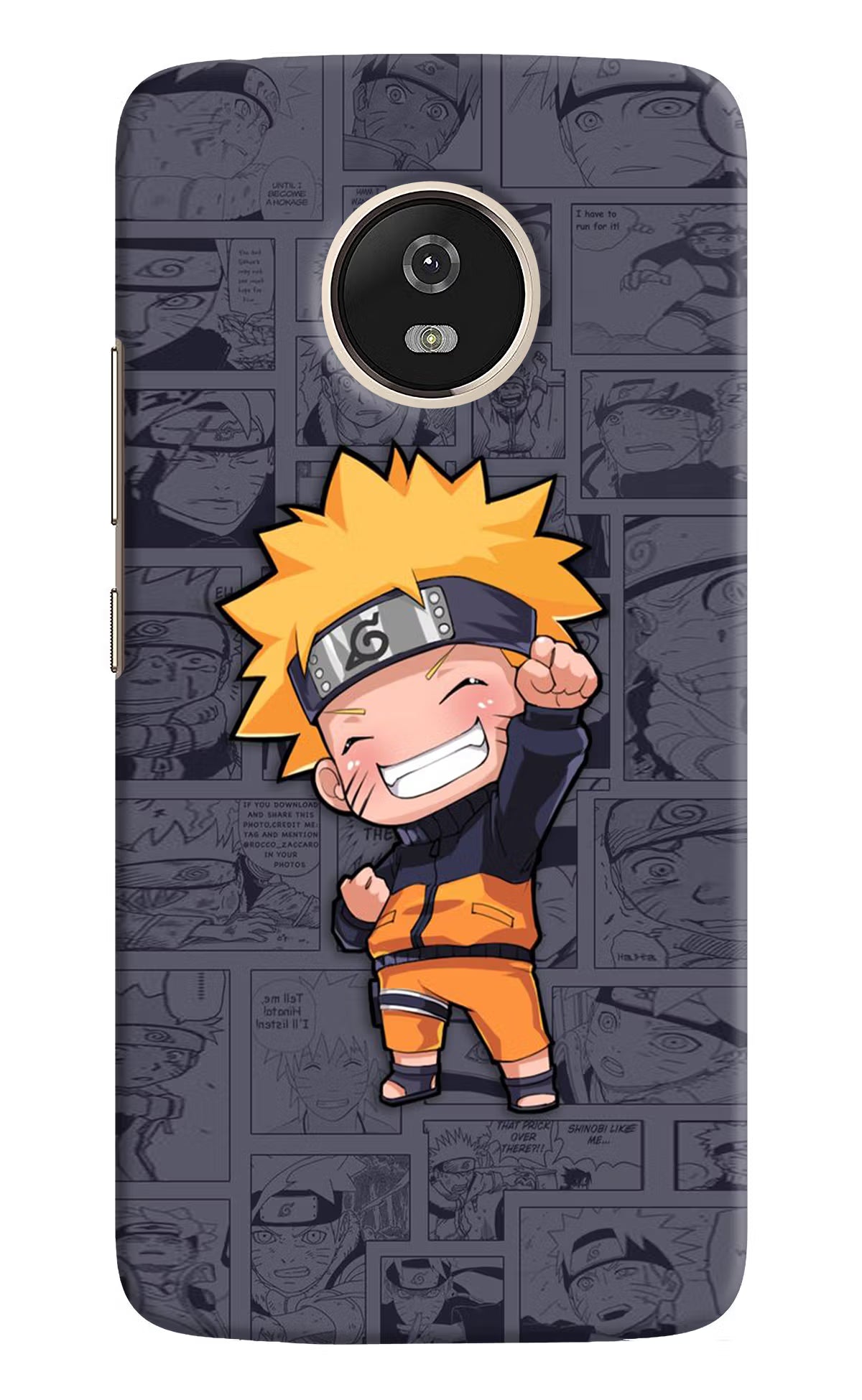 Chota Naruto Moto G5 Back Cover - Chota Naruto Moto G5 Hard Case Back Cover by Casekaro Chota Naruto Moto G5 Hard Case Back Cover by Casekaro