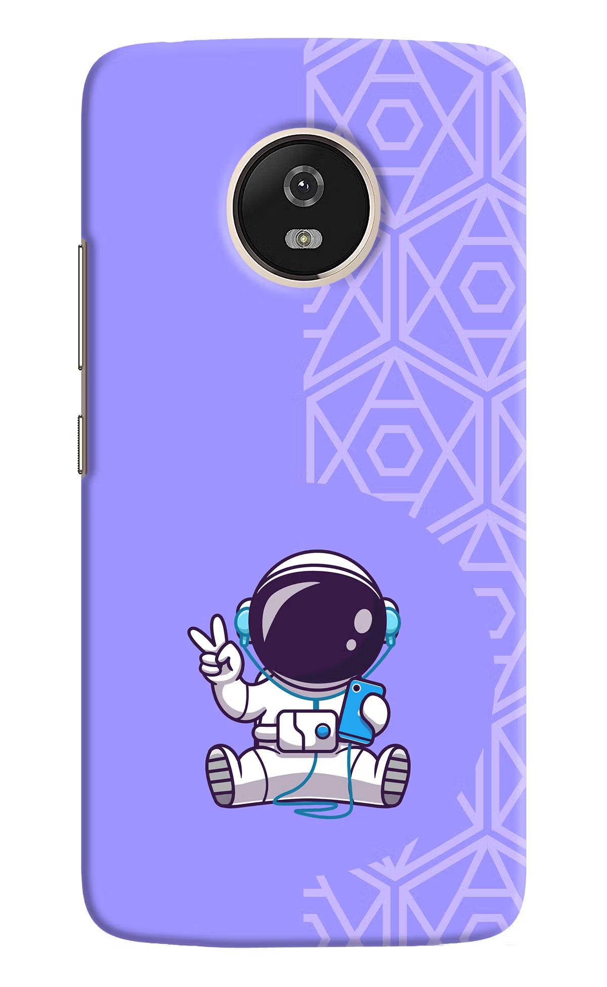 Cute Astronaut Chilling Moto G5 Back Cover - Cute Astronaut Chilling Moto G5 Hard Case Back Cover by Casekaro Cute Astronaut Chilling Moto G5 Hard Case Back Cover by Casekaro