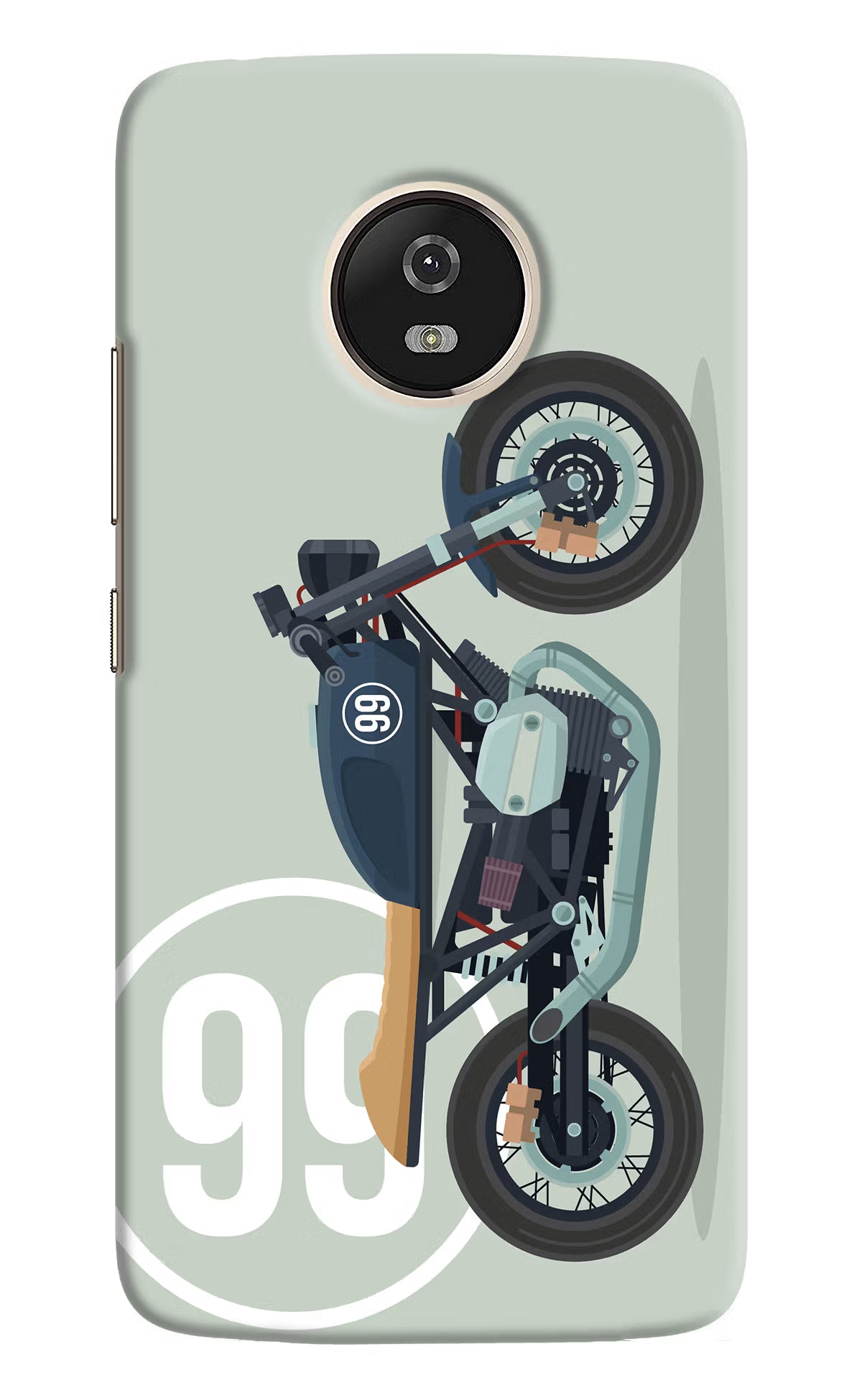 Classic Cafe Racer 99 Moto G5 Back Cover - Classic Cafe Racer 99 Moto G5 Hard Case Back Cover by Casekaro Classic Cafe Racer 99 Moto G5 Hard Case Back Cover by Casekaro
