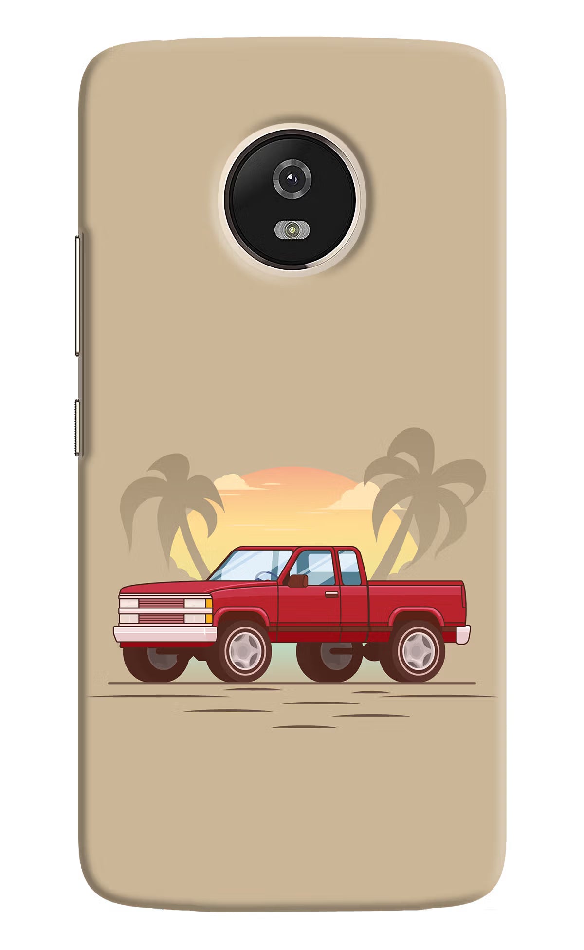 Desert Classic Drive Moto G5 Back Cover - Desert Classic Drive Moto G5 Hard Case Back Cover by Casekaro Desert Classic Drive Moto G5 Hard Case Back Cover by Casekaro
