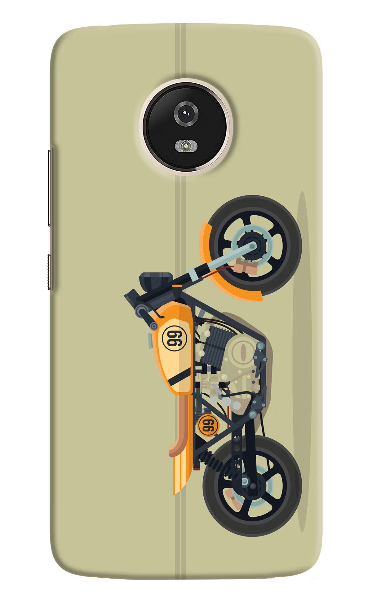 Vertical Speedster Moto G5 Back Cover - Vertical Speedster Moto G5 Hard Case Back Cover by Casekaro Vertical Speedster Moto G5 Hard Case Back Cover by Casekaro