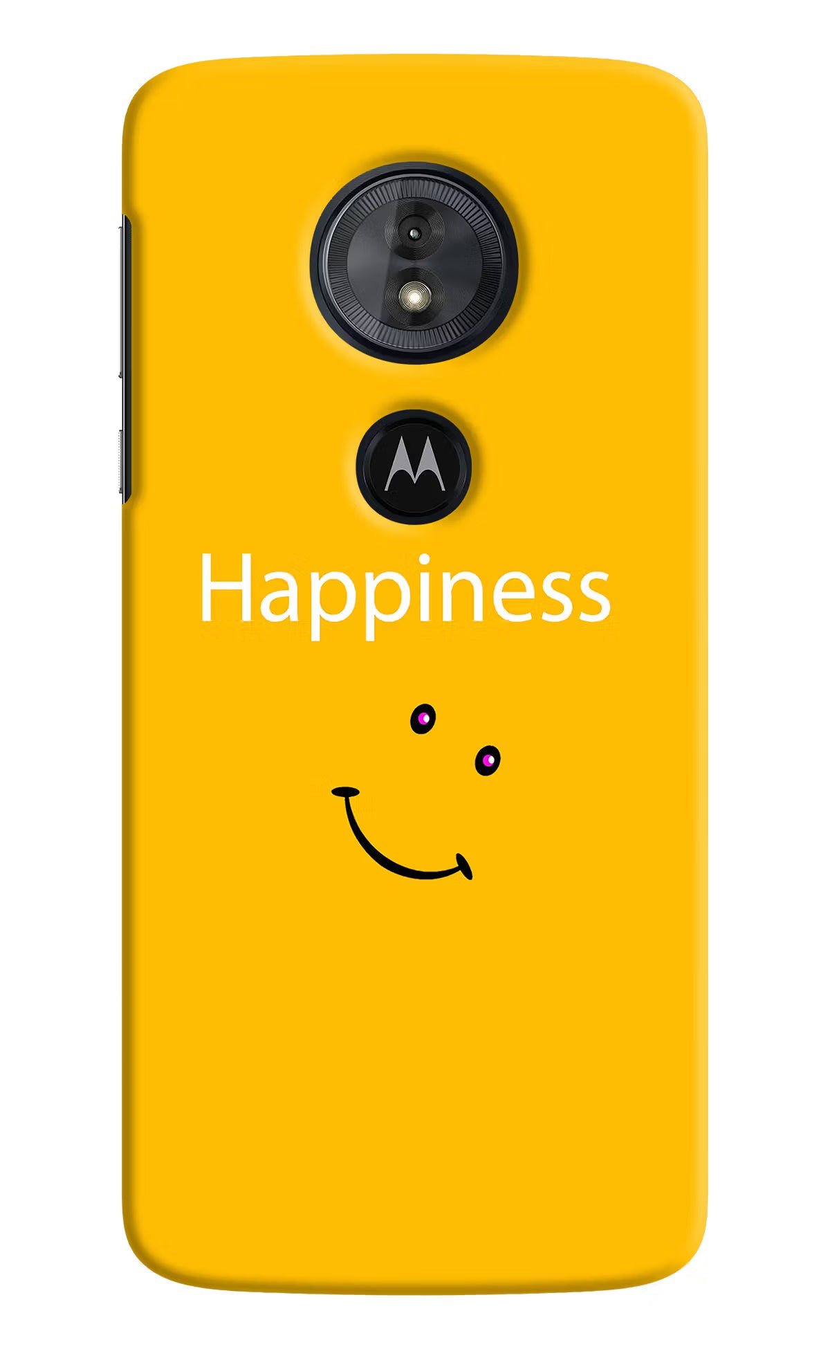Happiness With Smiley Moto G6 Play Back Cover - Happiness With Smiley Moto G6 Play Hard Case Back Cover by Casekaro Happiness With Smiley Moto G6 Play Hard Case Back Cover by Casekaro