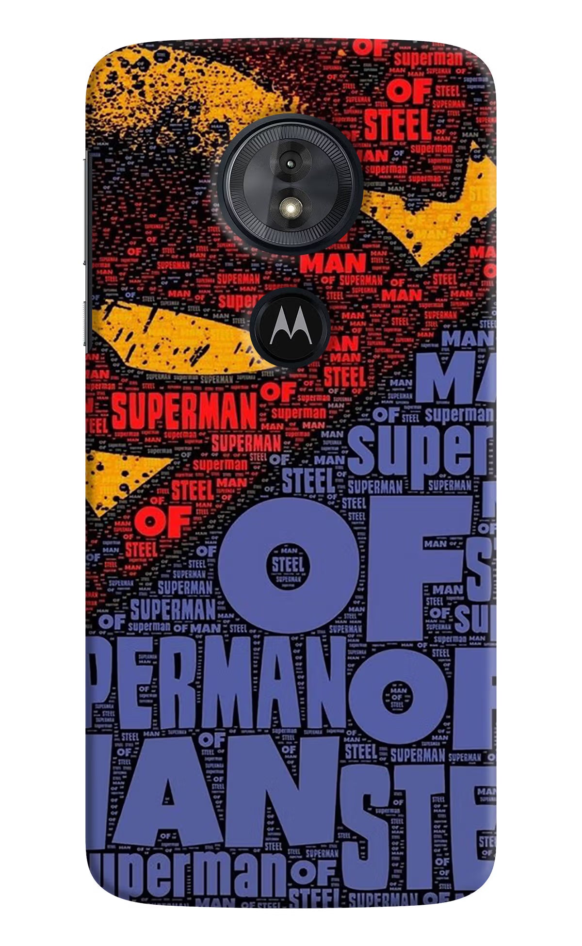 Superman Moto G6 Play Back Cover - Superman Moto G6 Play Hard Case Back Cover by Casekaro Superman Moto G6 Play Hard Case Back Cover by Casekaro