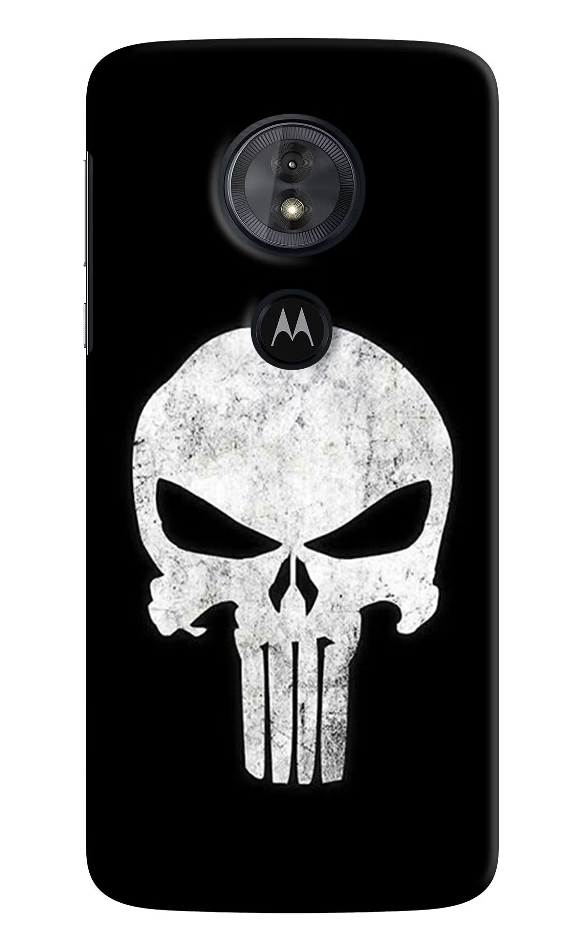 Punisher Skull Moto G6 Play Back Cover - Punisher Skull Moto G6 Play Hard Case Back Cover by Casekaro Punisher Skull Moto G6 Play Hard Case Back Cover by Casekaro