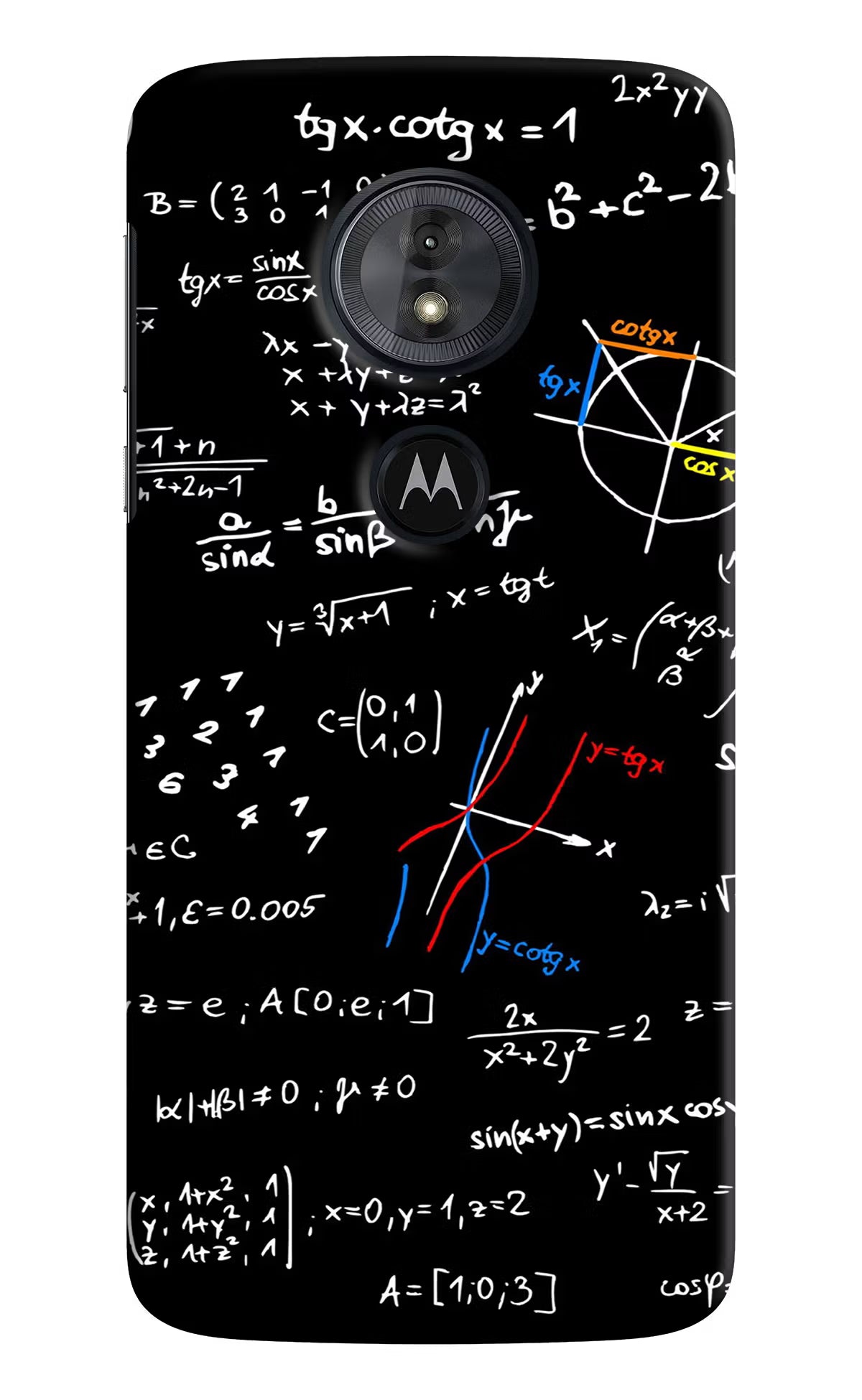 Mathematics Formula Moto G6 Play Back Cover - Mathematics Formula Moto G6 Play Hard Case Back Cover by Casekaro Mathematics Formula Moto G6 Play Hard Case Back Cover by Casekaro