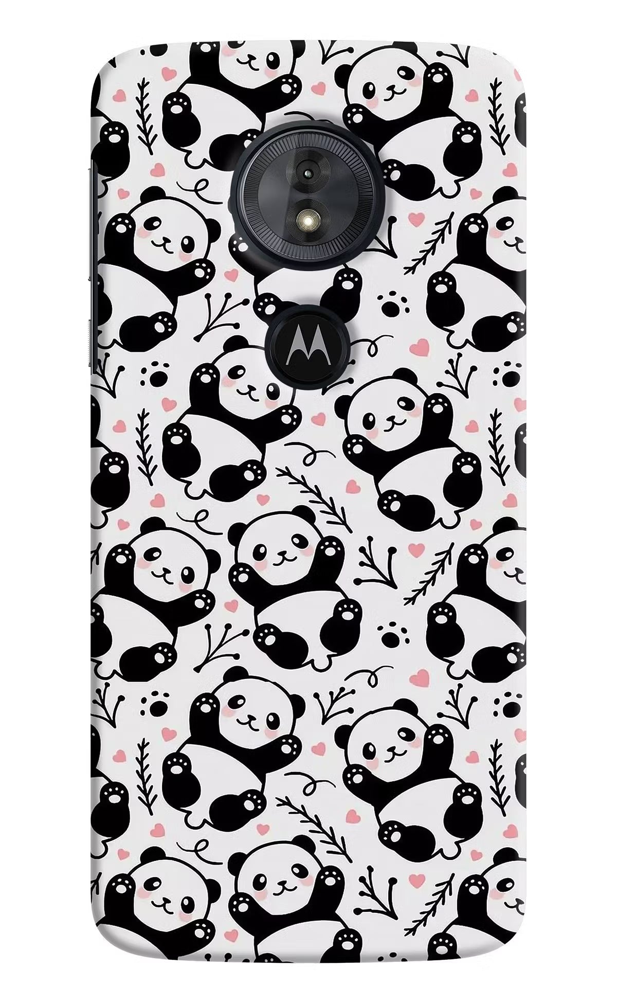 Cute Panda Moto G6 Play Back Cover - Cute Panda Moto G6 Play Hard Case Back Cover by Casekaro Cute Panda Moto G6 Play Hard Case Back Cover by Casekaro