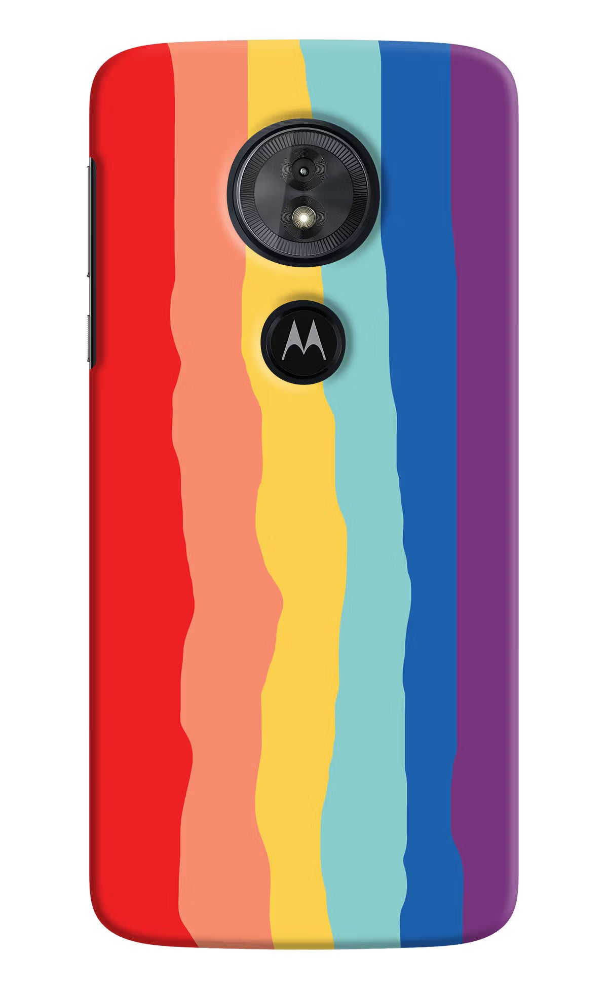 Rainbow Moto G6 Play Back Cover - Rainbow Moto G6 Play Hard Case Back Cover by Casekaro Rainbow Moto G6 Play Hard Case Back Cover by Casekaro