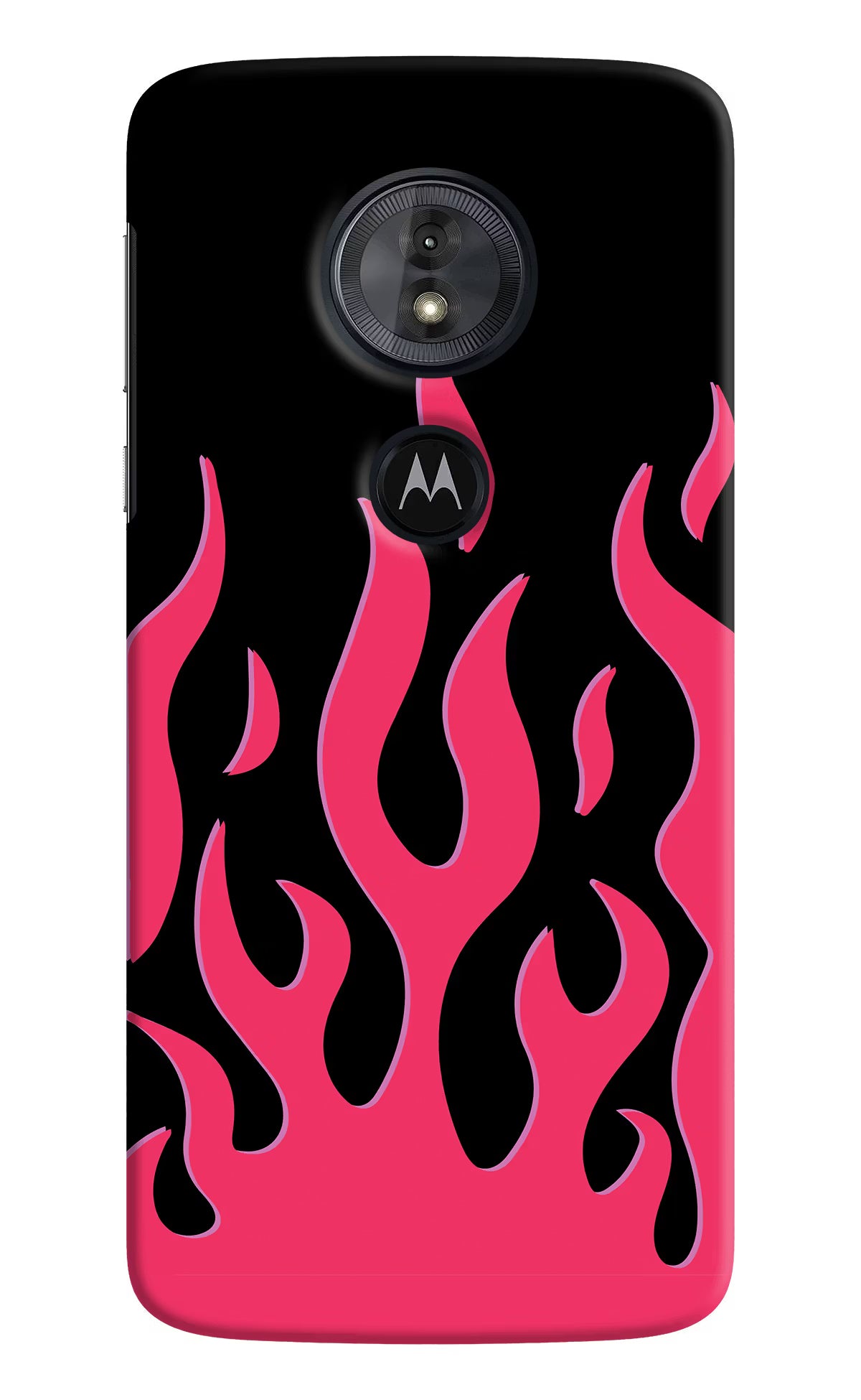Fire Flames Moto G6 Play Back Cover - Fire Flames Moto G6 Play Hard Case Back Cover by Casekaro Fire Flames Moto G6 Play Hard Case Back Cover by Casekaro