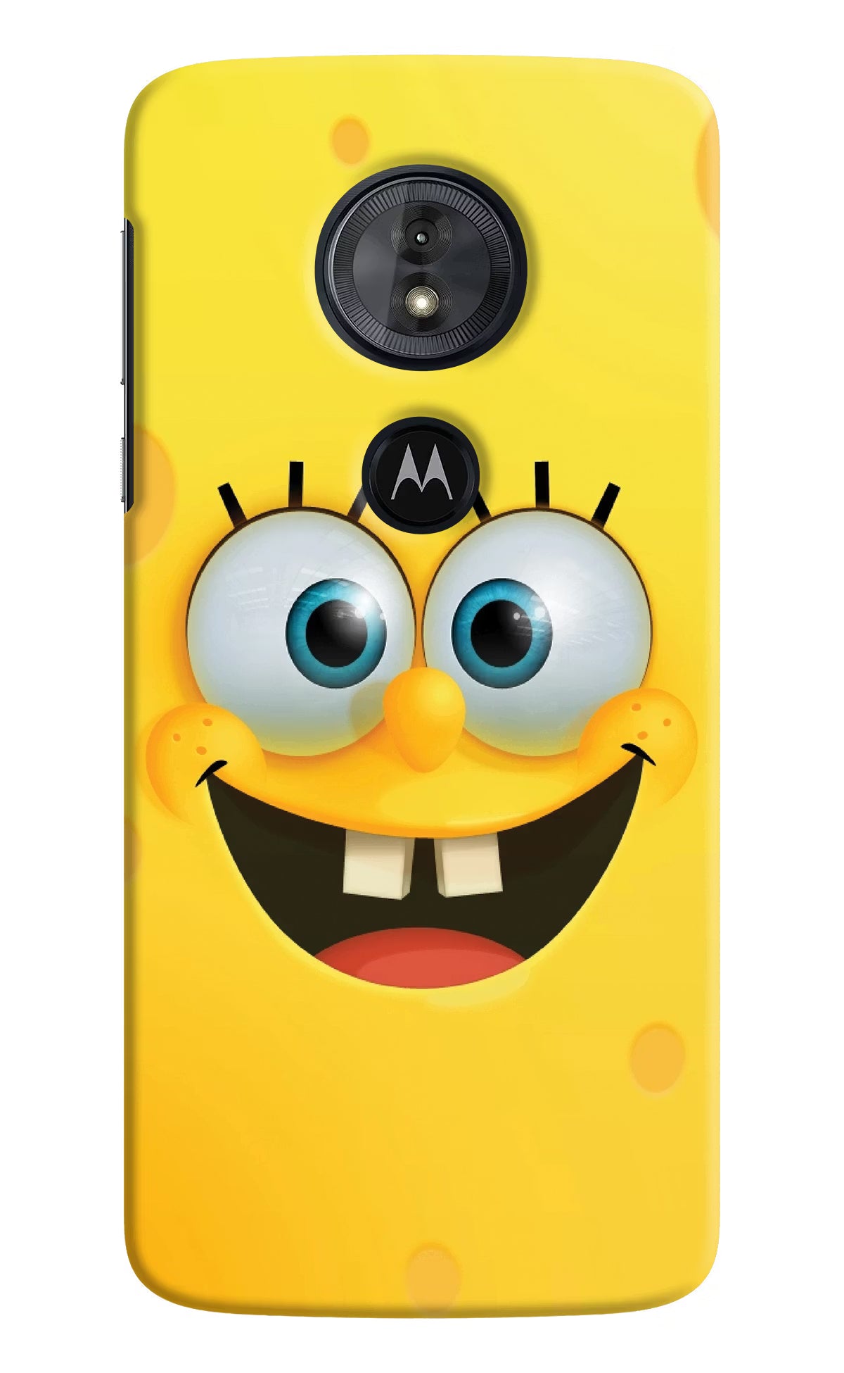 Sponge 1 Moto G6 Play Back Cover - Sponge 1 Moto G6 Play Hard Case Back Cover by Casekaro Sponge 1 Moto G6 Play Hard Case Back Cover by Casekaro