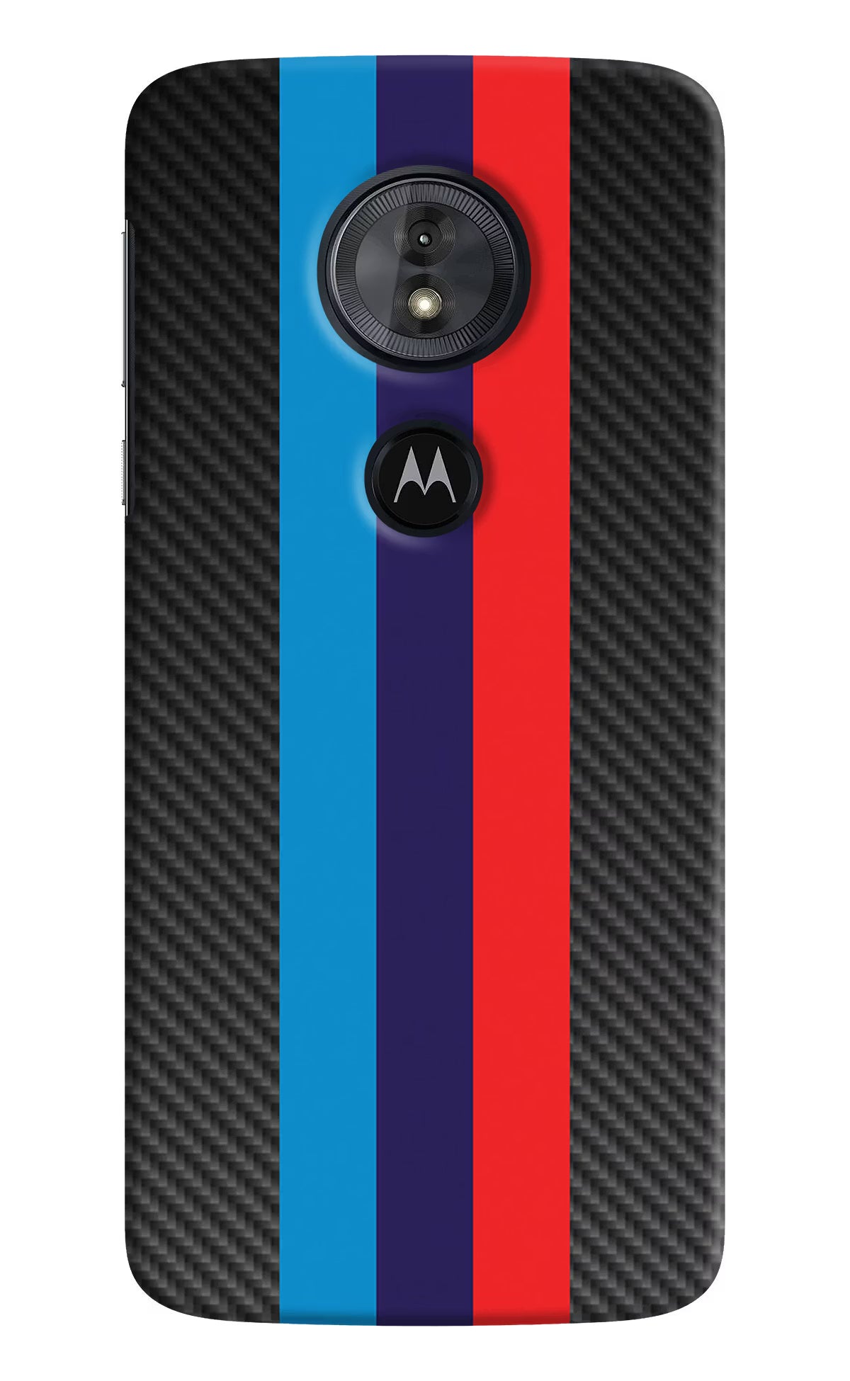 BMW Stripes Pattern Moto G6 Play Back Cover - BMW Stripes Pattern Moto G6 Play Hard Case Back Cover by Casekaro BMW Stripes Pattern Moto G6 Play Hard Case Back Cover by Casekaro