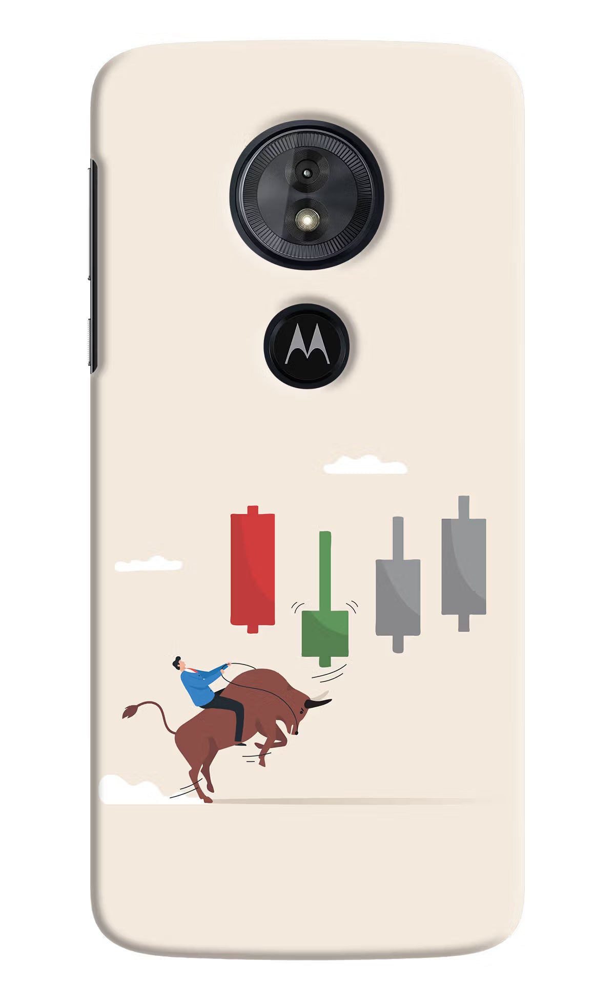 Bull Trading Momentum Moto G6 Play Back Cover - Bull Trading Momentum Moto G6 Play Hard Case Back Cover by Casekaro Bull Trading Momentum Moto G6 Play Hard Case Back Cover by Casekaro