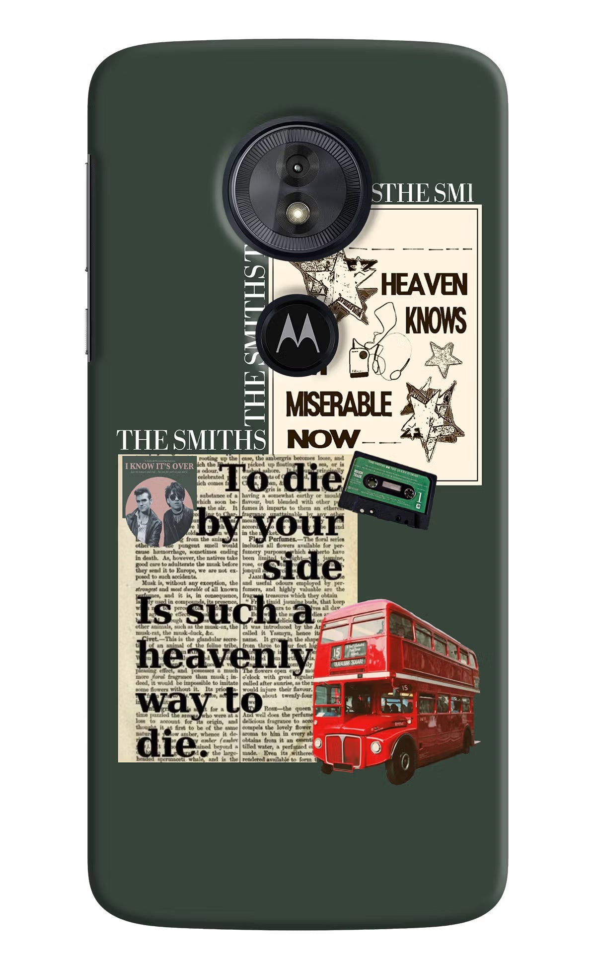 The Smiths Moto G6 Play Back Cover - The Smiths Moto G6 Play Hard Case Back Cover by Casekaro The Smiths Moto G6 Play Hard Case Back Cover by Casekaro