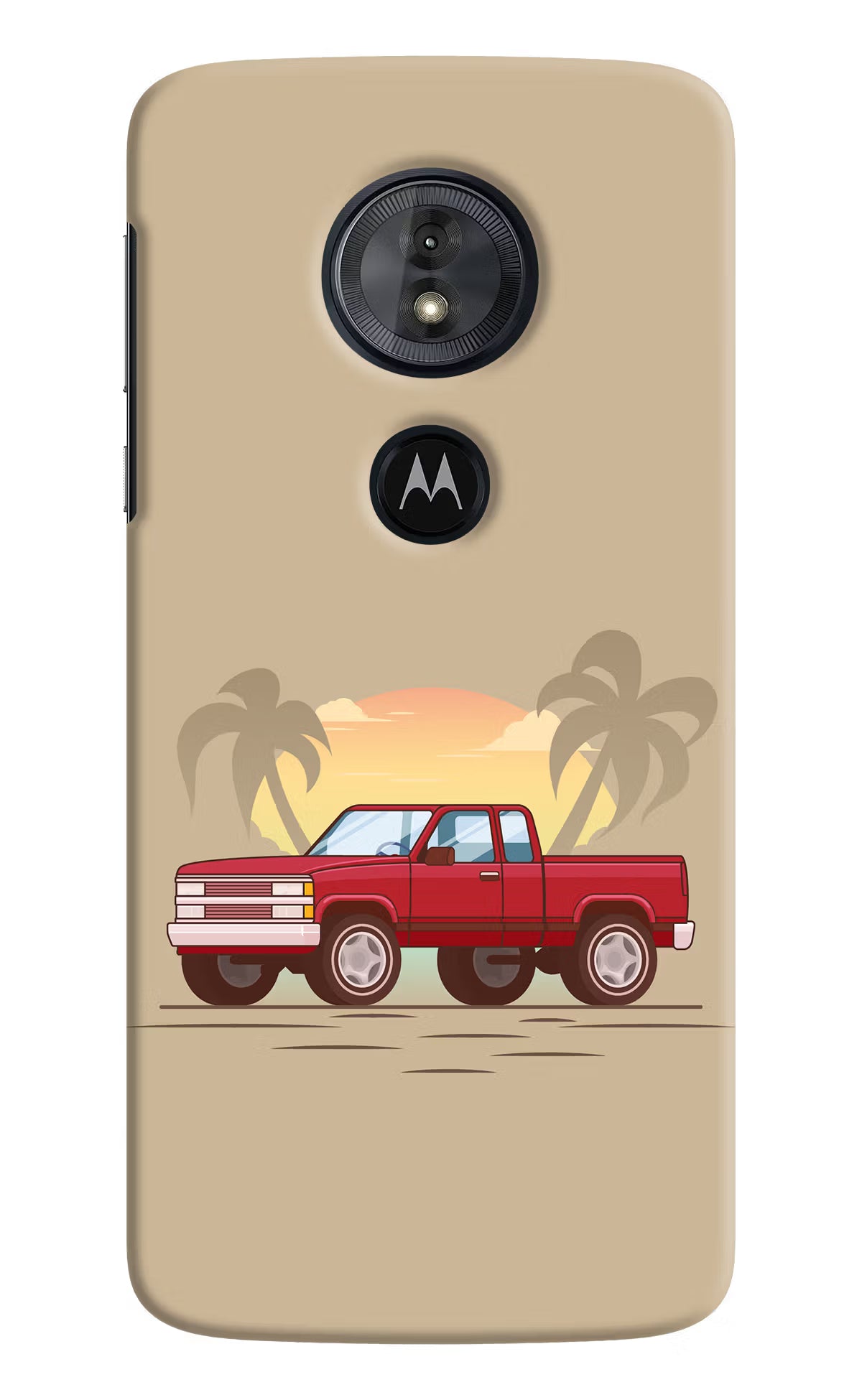 Desert Classic Drive Moto G6 Play Back Cover - Desert Classic Drive Moto G6 Play Hard Case Back Cover by Casekaro Desert Classic Drive Moto G6 Play Hard Case Back Cover by Casekaro