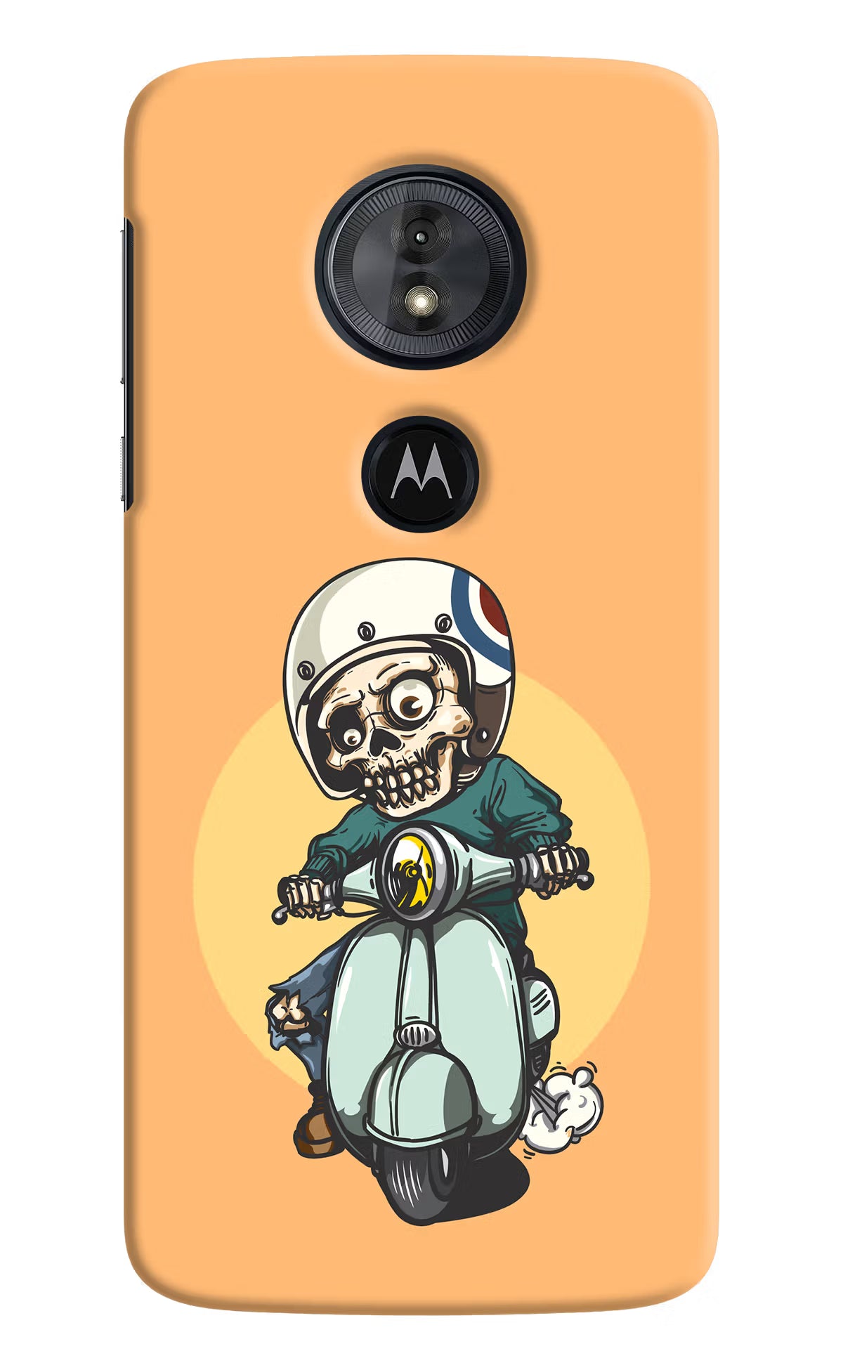 Undead Biker Moto G6 Play Back Cover - Undead Biker Moto G6 Play Hard Case Back Cover by Casekaro Undead Biker Moto G6 Play Hard Case Back Cover by Casekaro