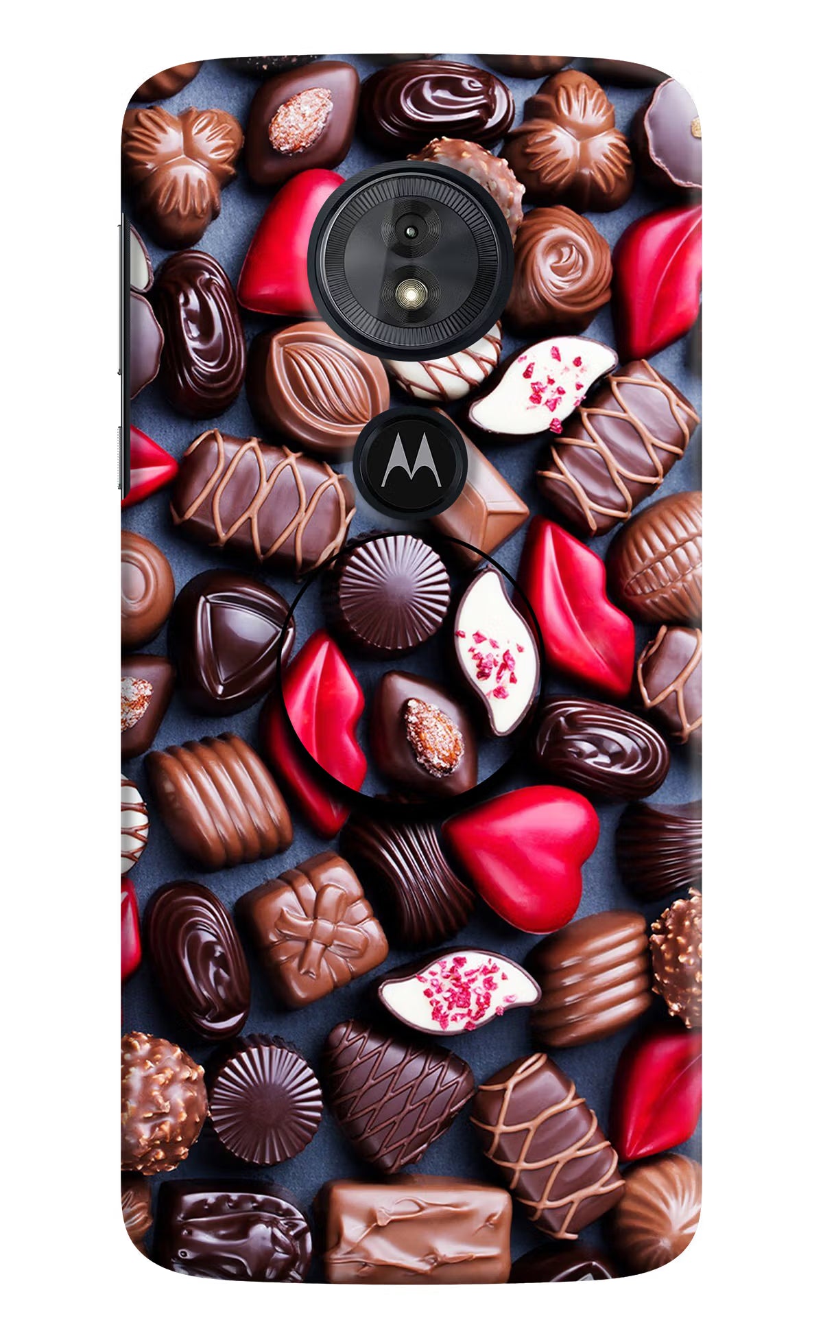 Chocolates Moto G6 Play Pop Case - Chocolates Moto G6 Play Pop Case by Casekaro Chocolates Moto G6 Play Pop Case by Casekaro