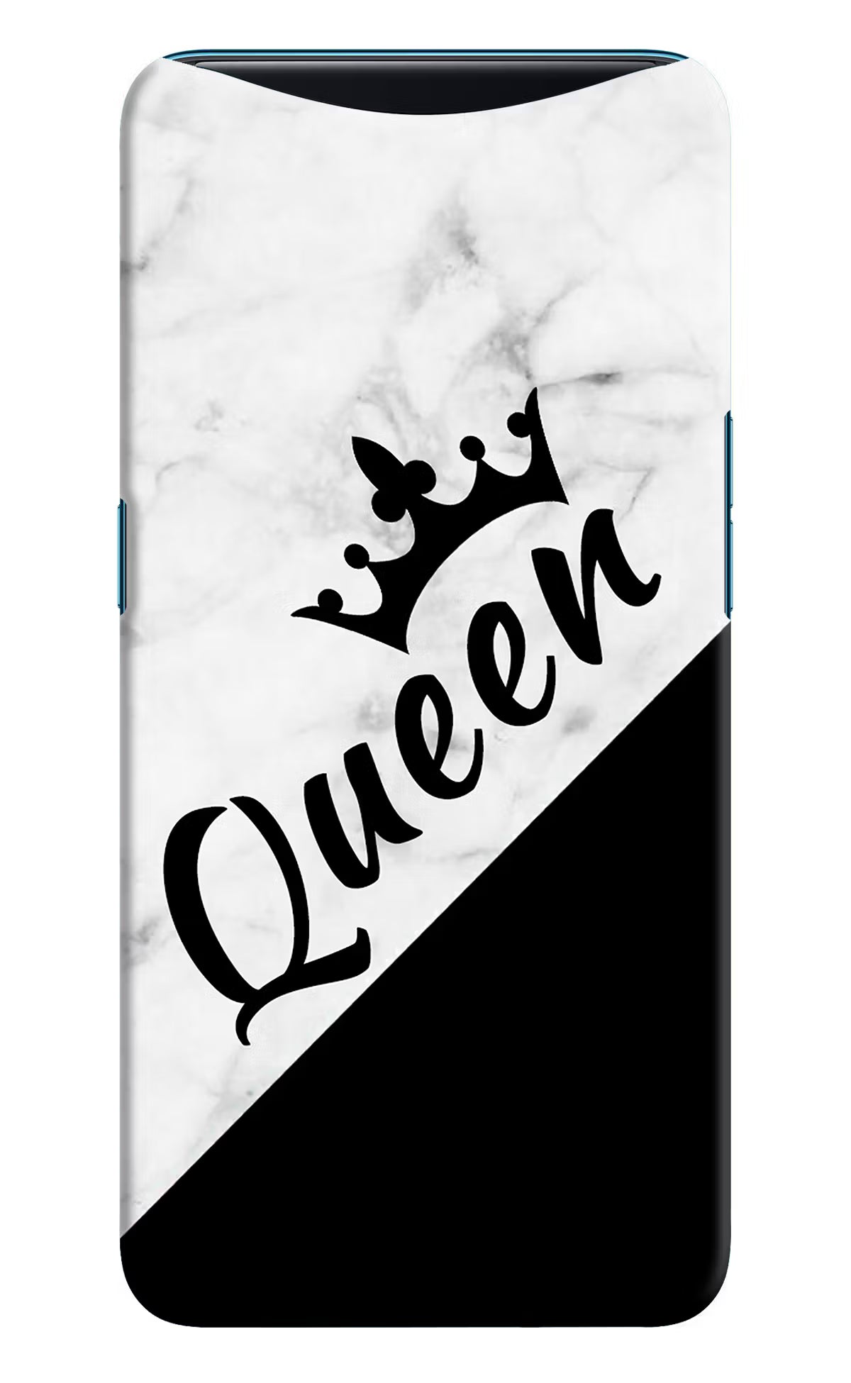 Queen Oppo Find X Back Cover - Queen Oppo Find X Hard Case Back Cover by Casekaro Queen Oppo Find X Hard Case Back Cover by Casekaro