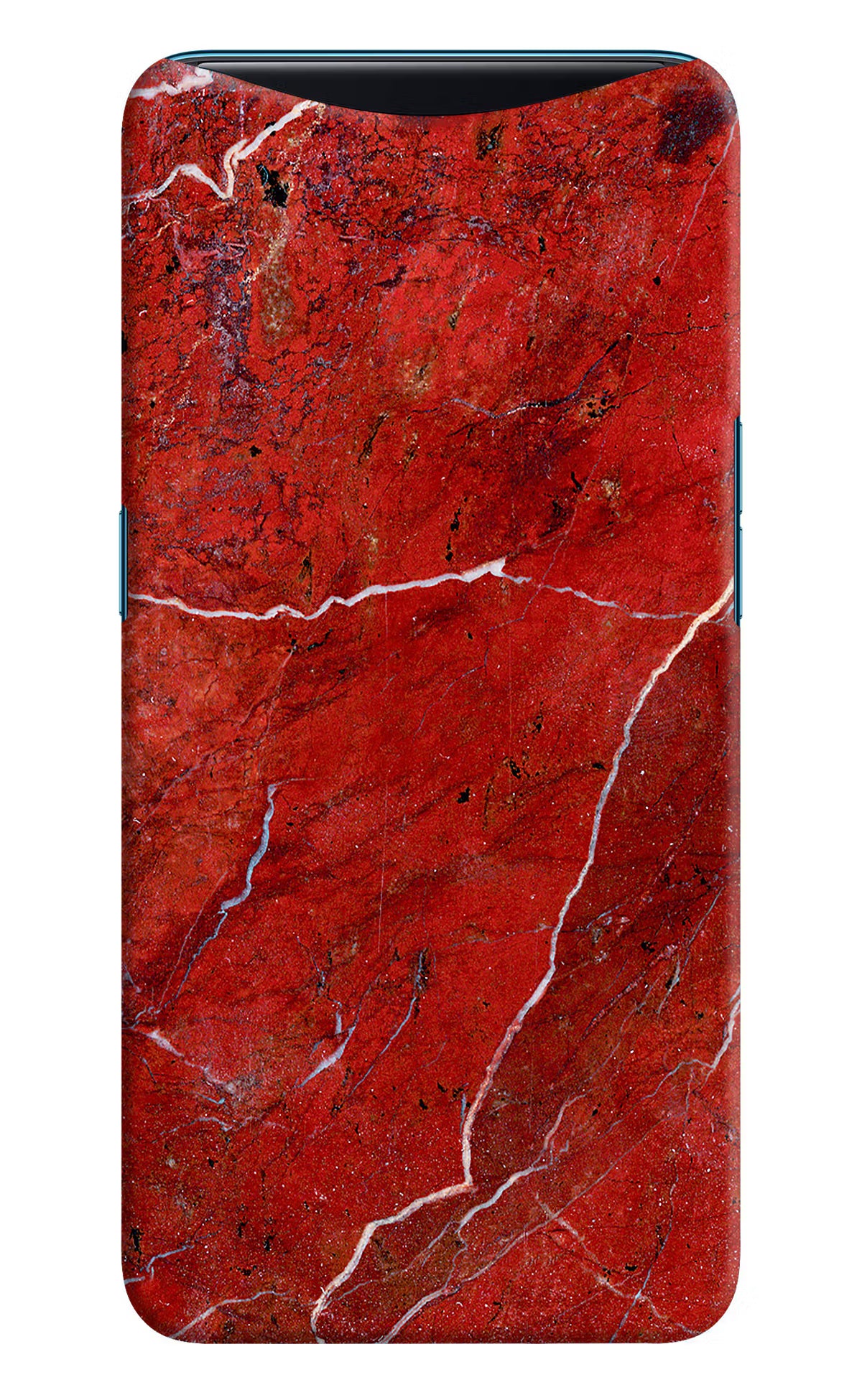 Red Marble Design Oppo Find X Back Cover - Red Marble Design Oppo Find X Hard Case Back Cover by Casekaro Red Marble Design Oppo Find X Hard Case Back Cover by Casekaro