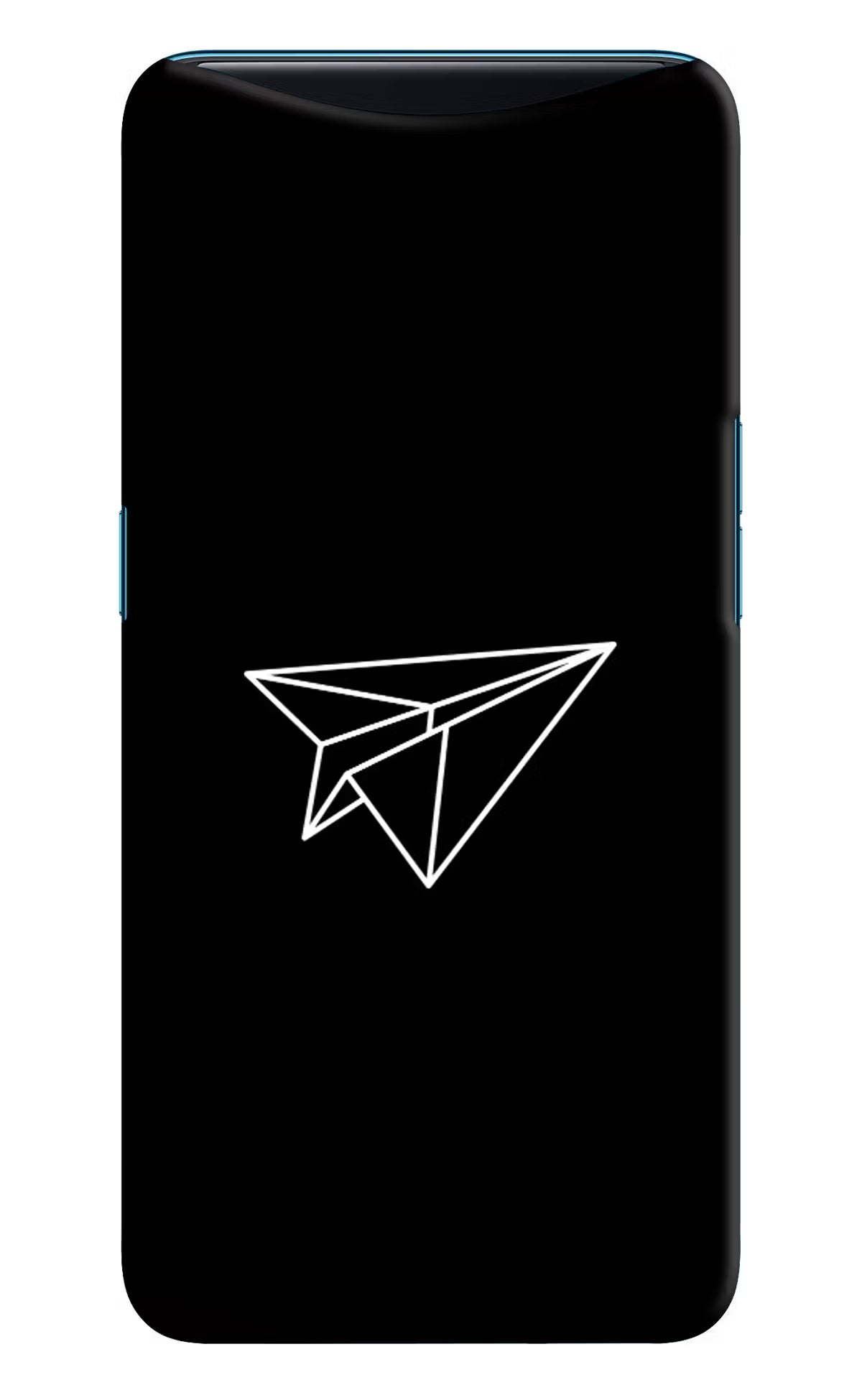 Paper Plane White Oppo Find X Back Cover - Paper Plane White Oppo Find X Hard Case Back Cover by Casekaro Paper Plane White Oppo Find X Hard Case Back Cover by Casekaro