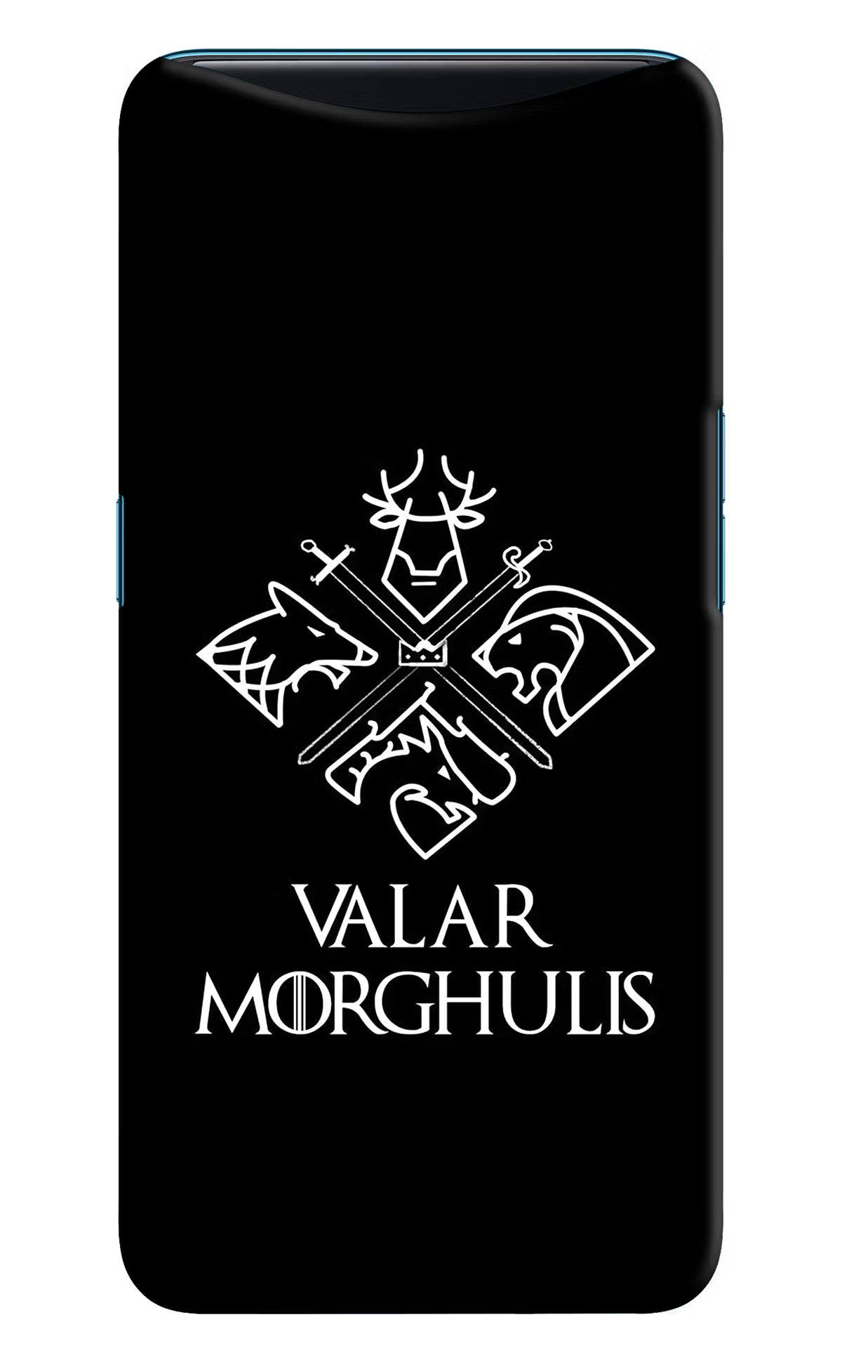 Valar Morghulis | Game Of Thrones Oppo Find X Back Cover - Valar Morghulis | Game Of Thrones Oppo Find X Hard Case Back Cover by Casekaro Valar Morghulis | Game Of Thrones Oppo Find X Hard Case Back Cover by Casekaro