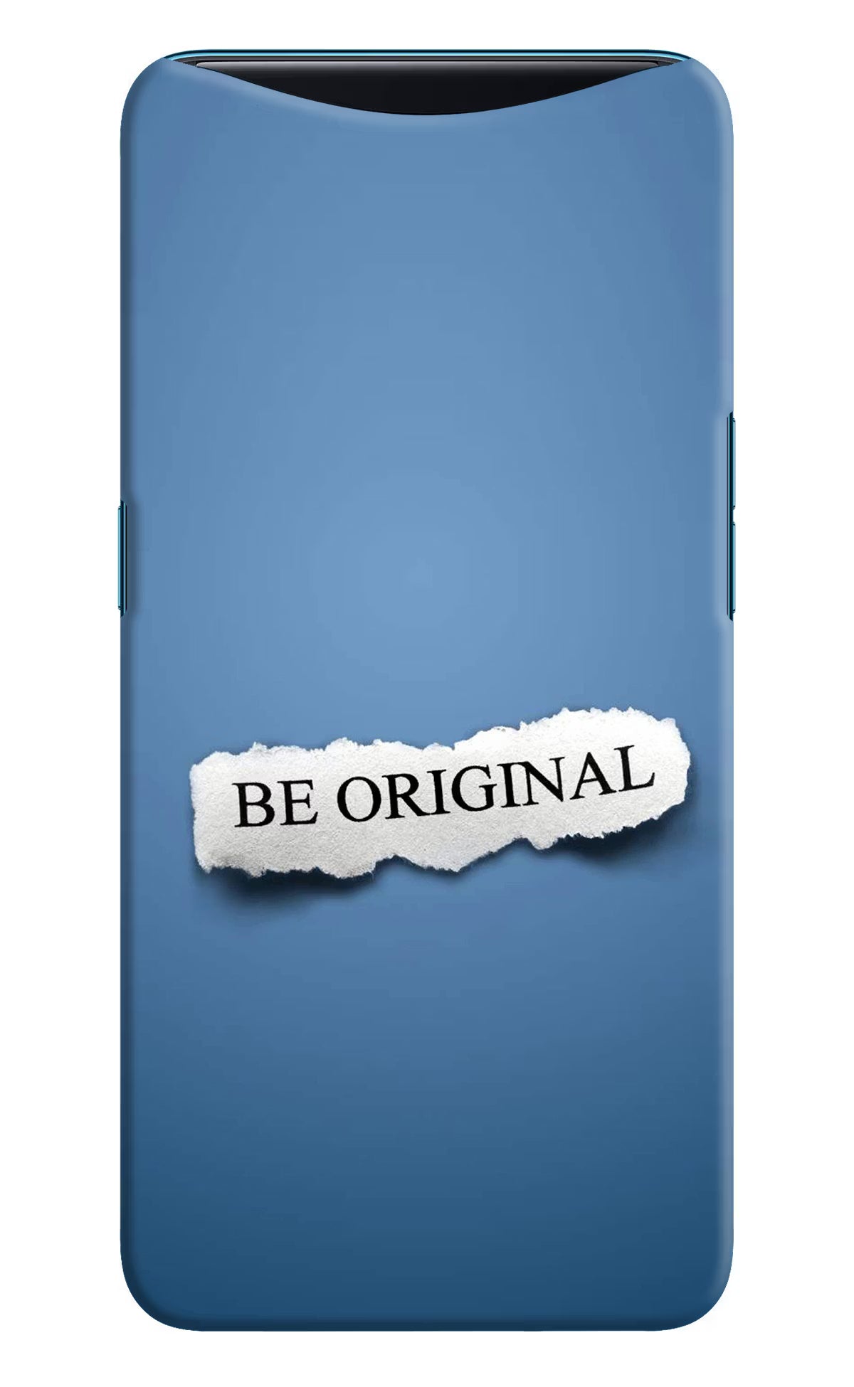 Be Original Oppo Find X Back Cover - Be Original Oppo Find X Hard Case Back Cover by Casekaro Be Original Oppo Find X Hard Case Back Cover by Casekaro