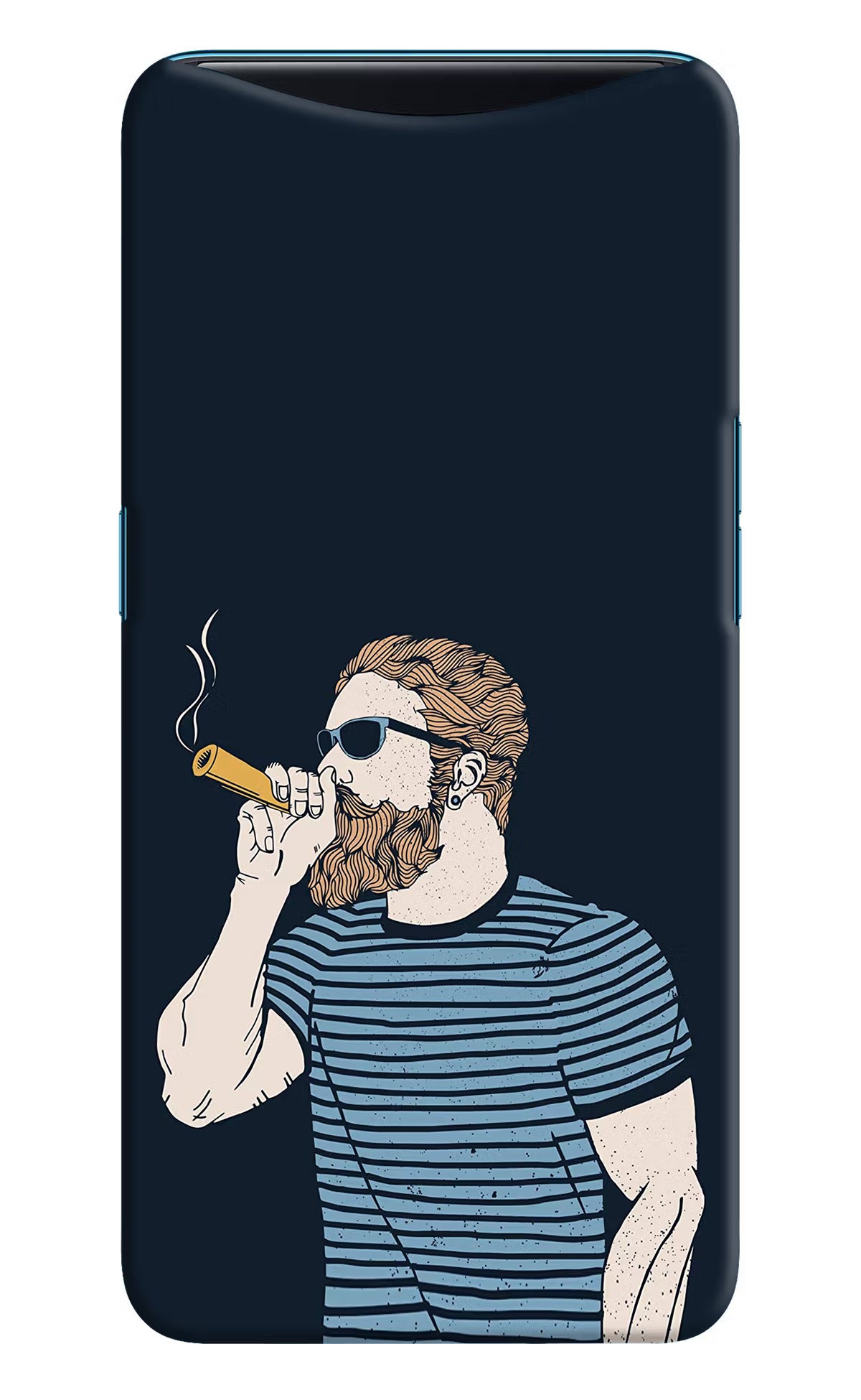 Smoking Oppo Find X Back Cover - Smoking Oppo Find X Hard Case Back Cover by Casekaro Smoking Oppo Find X Hard Case Back Cover by Casekaro
