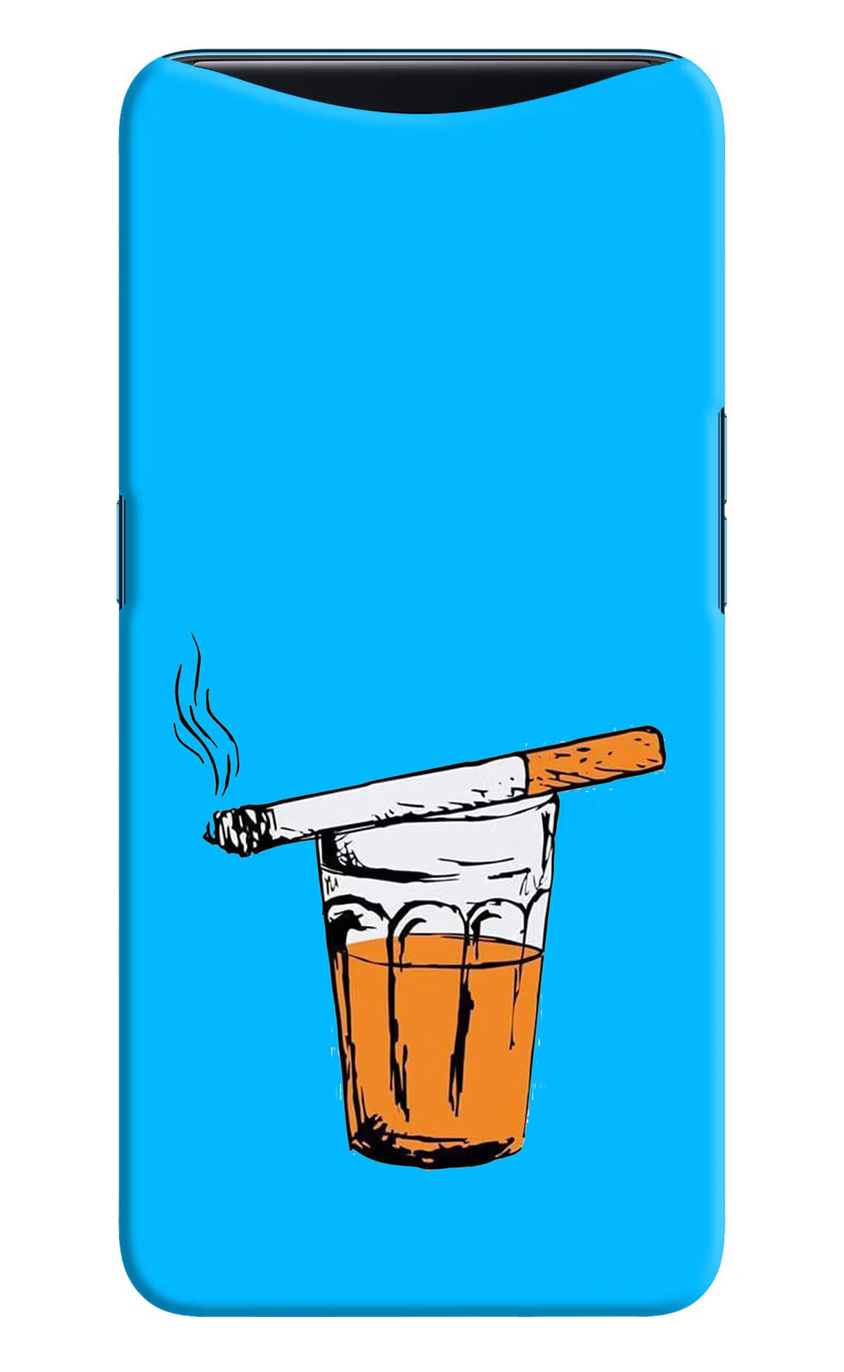 Chai Sutta Oppo Find X Back Cover - Chai Sutta Oppo Find X Hard Case Back Cover by Casekaro Chai Sutta Oppo Find X Hard Case Back Cover by Casekaro