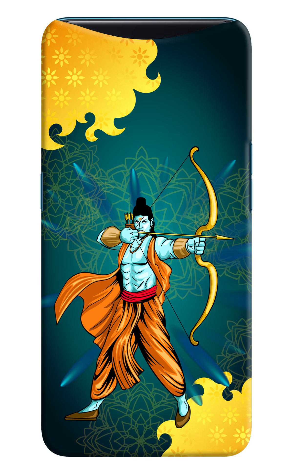 Lord Ram - 6 Oppo Find X Back Cover - Lord Ram - 6 Oppo Find X Hard Case Back Cover by Casekaro Lord Ram - 6 Oppo Find X Hard Case Back Cover by Casekaro