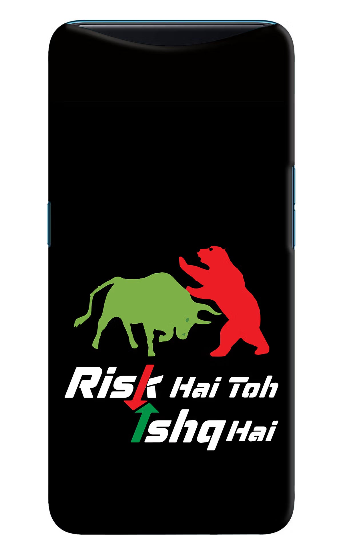 Risk Hai Toh Ishq Hai Oppo Find X Back Cover - Risk Hai Toh Ishq Hai Oppo Find X Hard Case Back Cover by Casekaro Risk Hai Toh Ishq Hai Oppo Find X Hard Case Back Cover by Casekaro