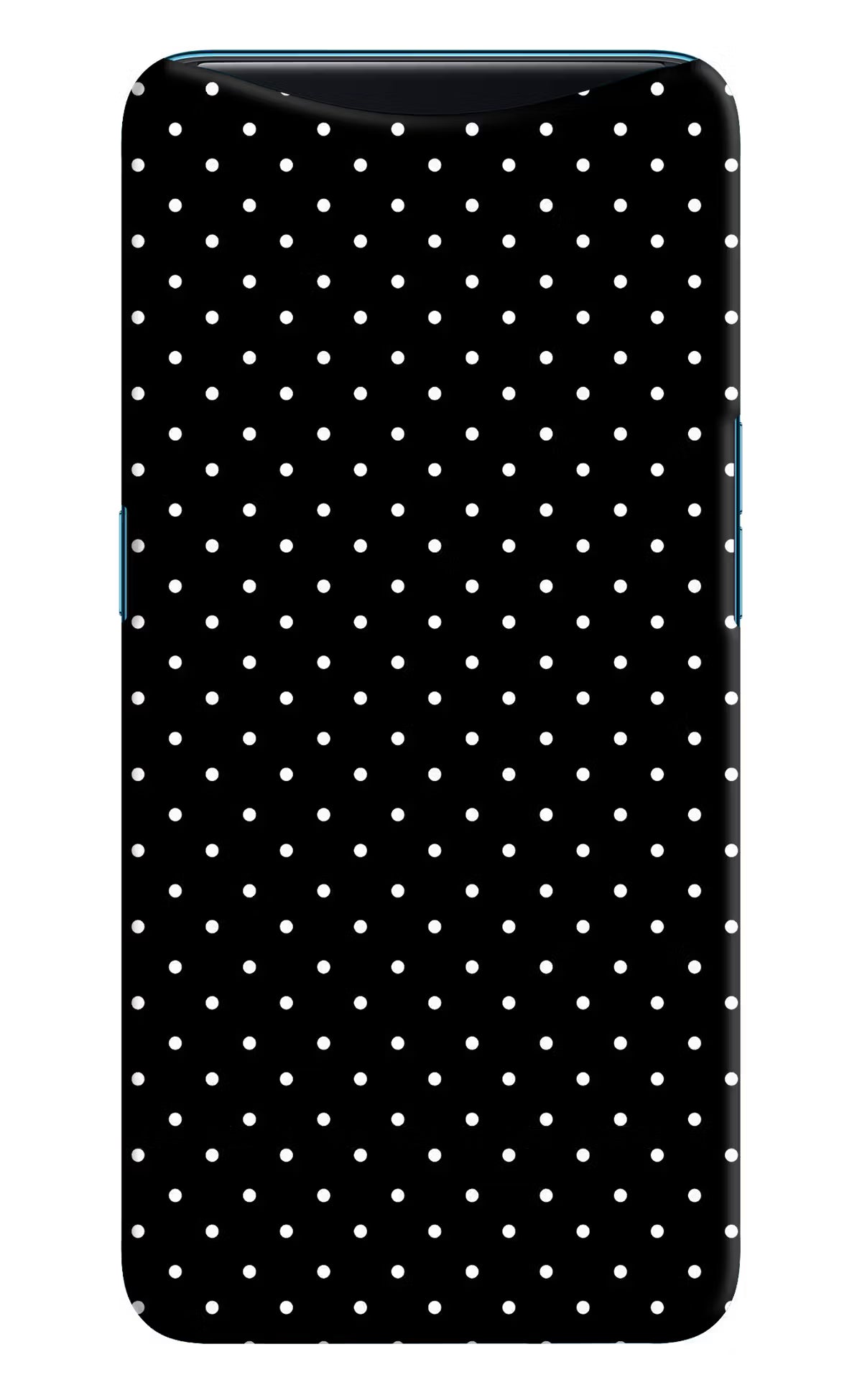 White Dots Oppo Find X Back Cover - White Dots Oppo Find X Hard Case Back Cover by Casekaro White Dots Oppo Find X Hard Case Back Cover by Casekaro