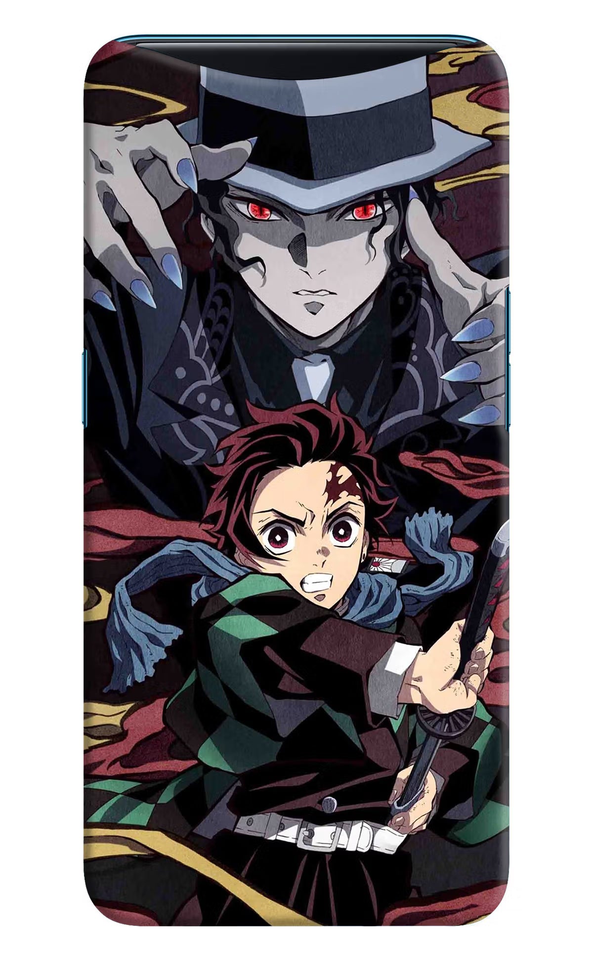 Demon Slayer Oppo Find X Back Cover - Demon Slayer Oppo Find X Hard Case Back Cover by Casekaro Demon Slayer Oppo Find X Hard Case Back Cover by Casekaro