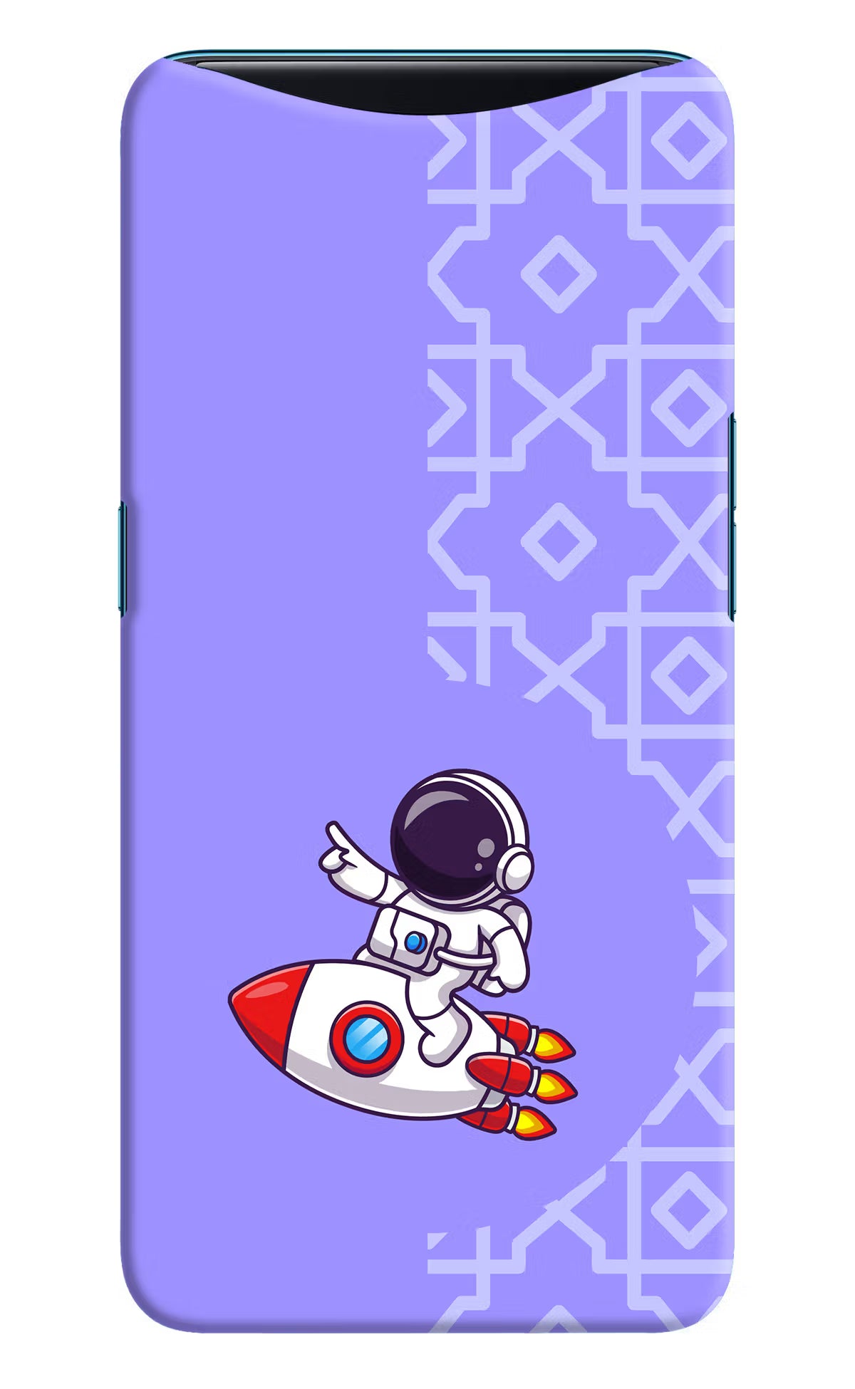 Cute Astronaut Oppo Find X Back Cover - Cute Astronaut Oppo Find X Hard Case Back Cover by Casekaro Cute Astronaut Oppo Find X Hard Case Back Cover by Casekaro