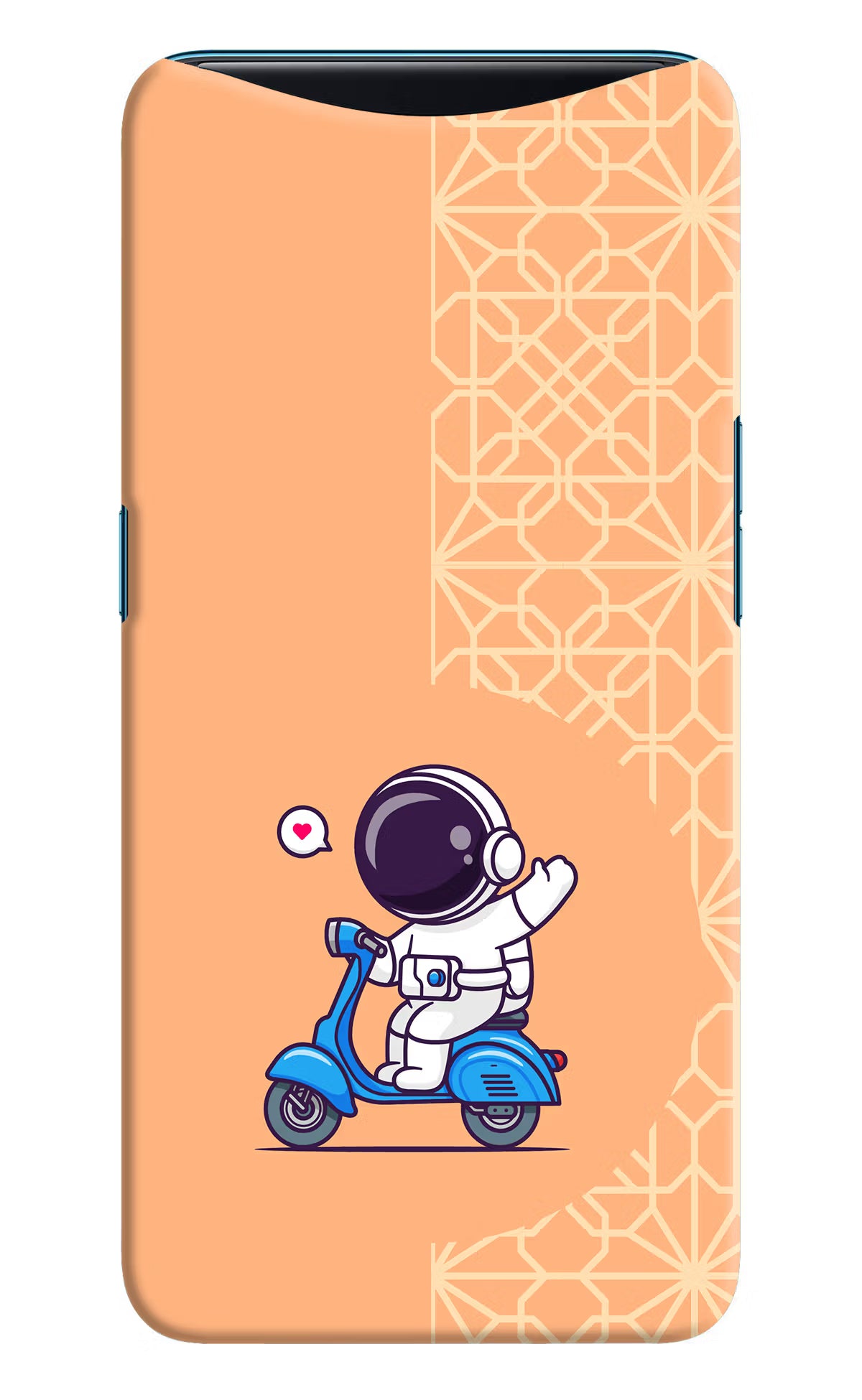 Cute Astronaut Riding Oppo Find X Back Cover - Cute Astronaut Riding Oppo Find X Hard Case Back Cover by Casekaro Cute Astronaut Riding Oppo Find X Hard Case Back Cover by Casekaro