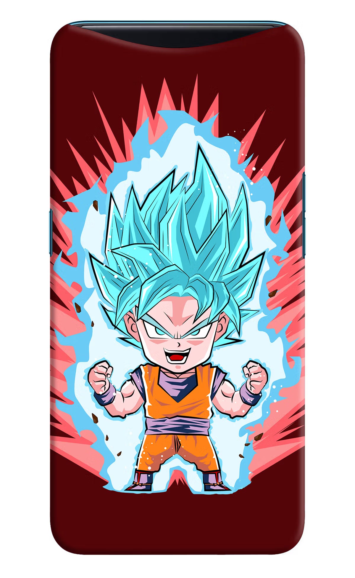 Goku Little Oppo Find X Back Cover - Goku Little Oppo Find X Hard Case Back Cover by Casekaro Goku Little Oppo Find X Hard Case Back Cover by Casekaro