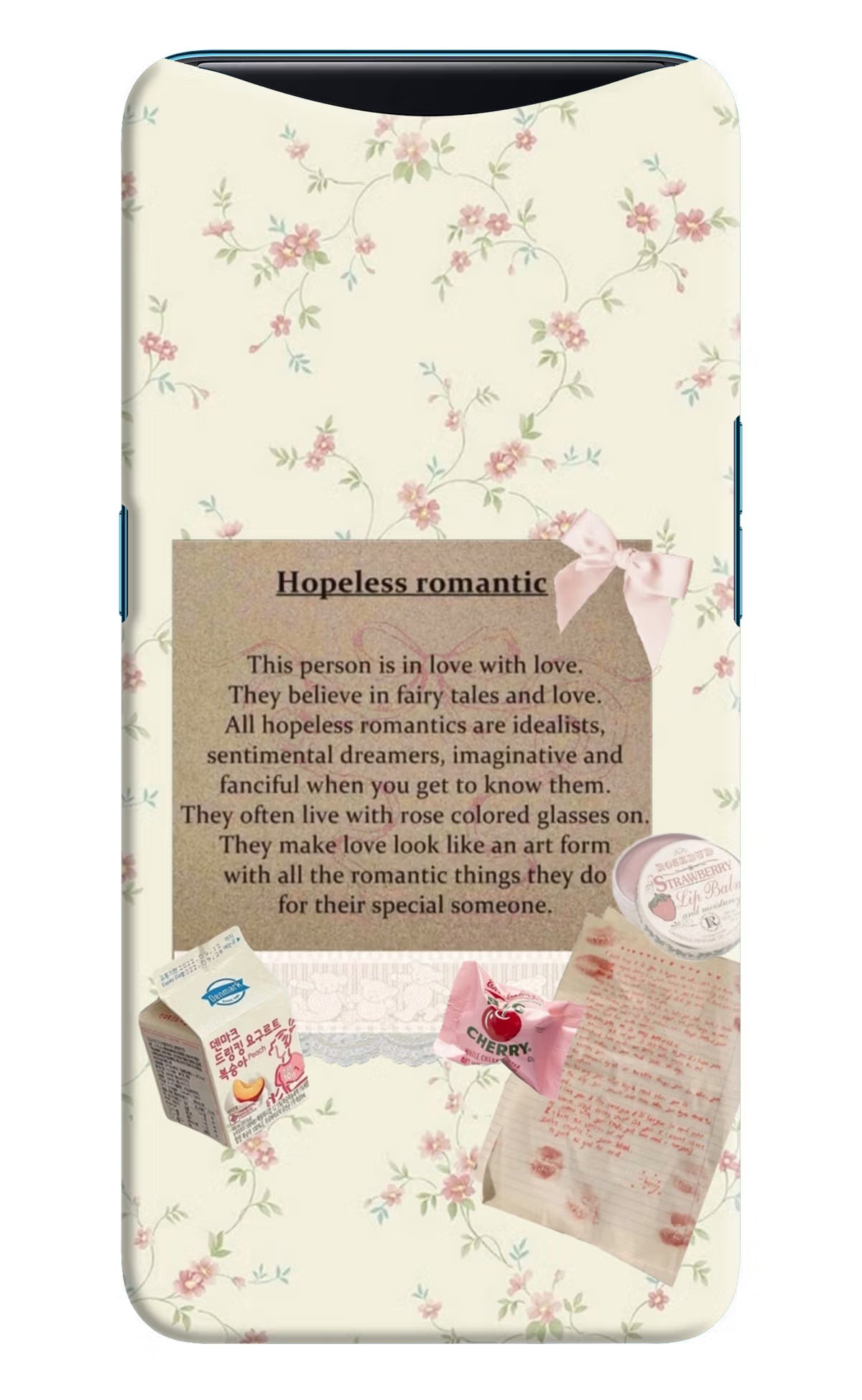 Hopeless Romantic Oppo Find X Back Cover - Hopeless Romantic Oppo Find X Hard Case Back Cover by Casekaro Hopeless Romantic Oppo Find X Hard Case Back Cover by Casekaro