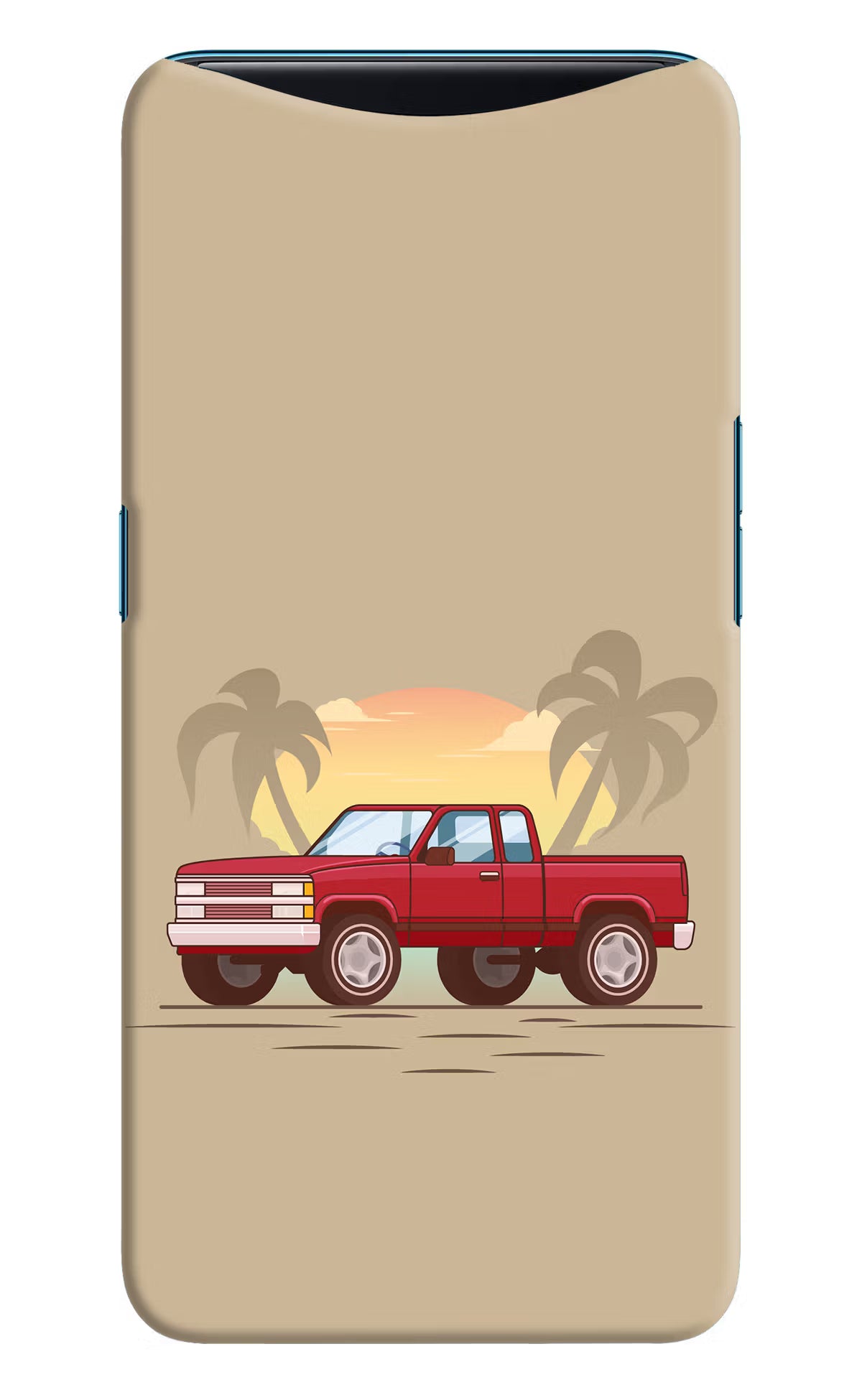 Desert Classic Drive Oppo Find X Back Cover - Desert Classic Drive Oppo Find X Hard Case Back Cover by Casekaro Desert Classic Drive Oppo Find X Hard Case Back Cover by Casekaro