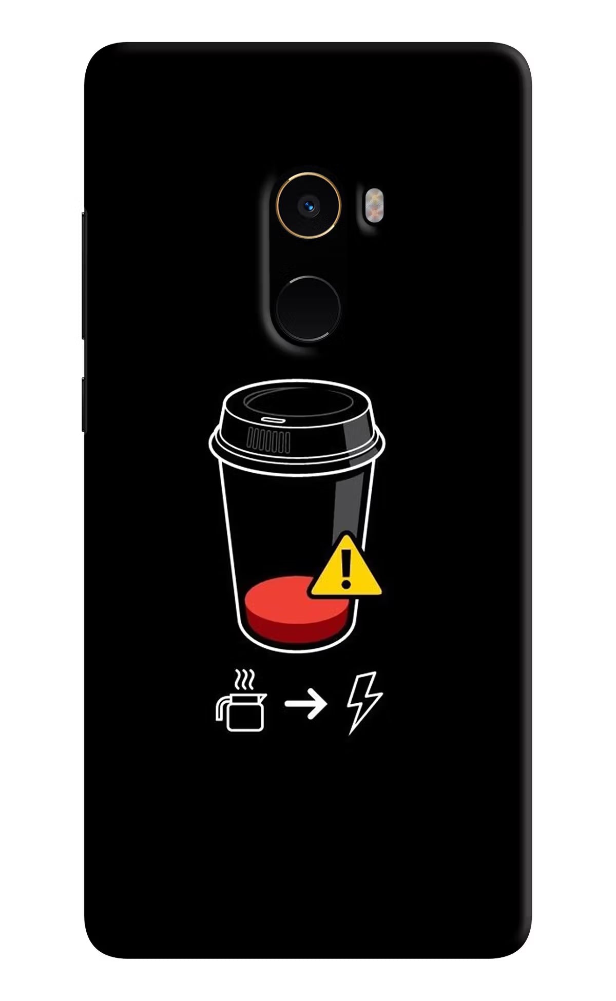 Coffee Mi Mix 2 Back Cover - Coffee Mi Mix 2 Hard Case Back Cover by Casekaro Coffee Mi Mix 2 Hard Case Back Cover by Casekaro