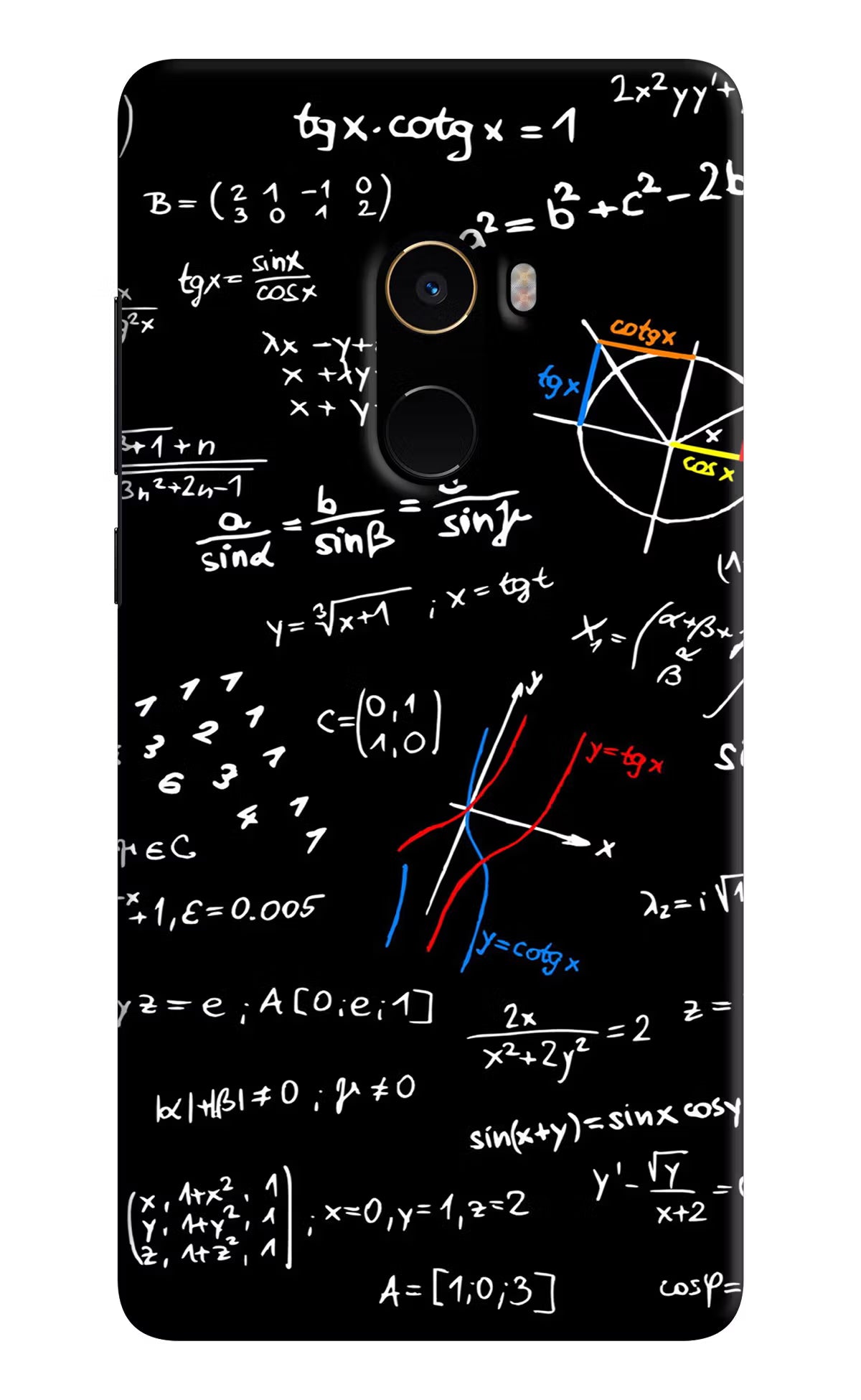 Mathematics Formula Mi Mix 2 Back Cover - Mathematics Formula Mi Mix 2 Hard Case Back Cover by Casekaro Mathematics Formula Mi Mix 2 Hard Case Back Cover by Casekaro