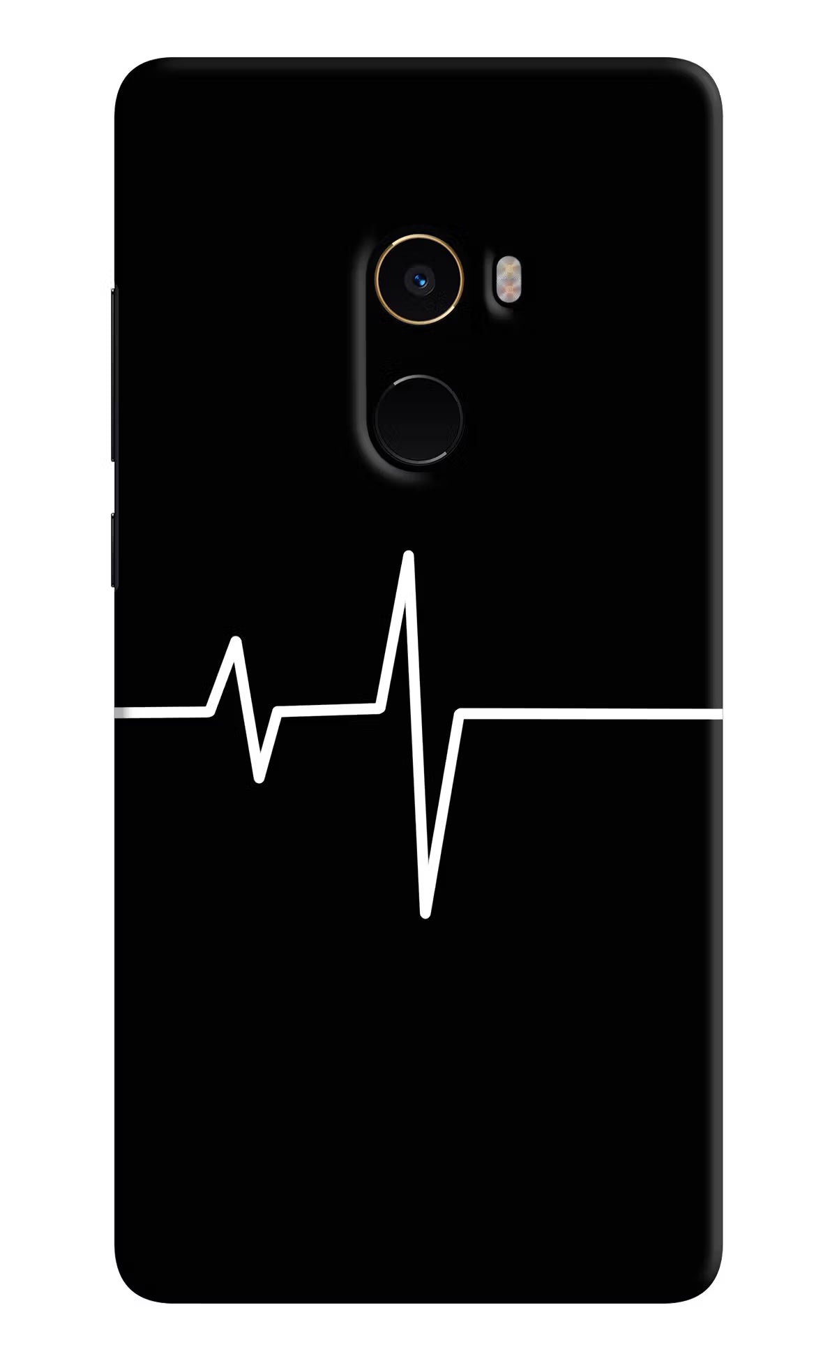 Heart Beats Mi Mix 2 Back Cover - Heart Beats Mi Mix 2 Hard Case Back Cover by Casekaro Heart Beats Mi Mix 2 Hard Case Back Cover by Casekaro
